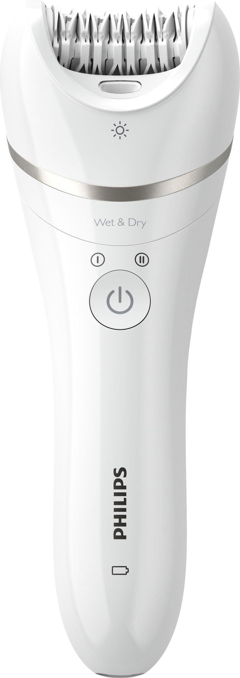 Philips Epilator Beauty Set Series 9000 BRE770/92 inclusief gezichtshaarverwijderaar en tas, nat-en droogfunctie