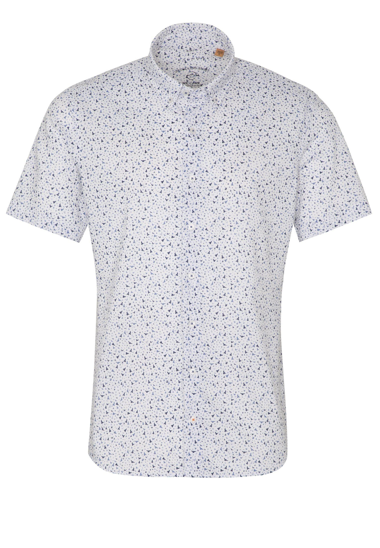 Eterna Overhemd met korte mouwen Slim fit EASY IRON (gemakkelijk te strijken)