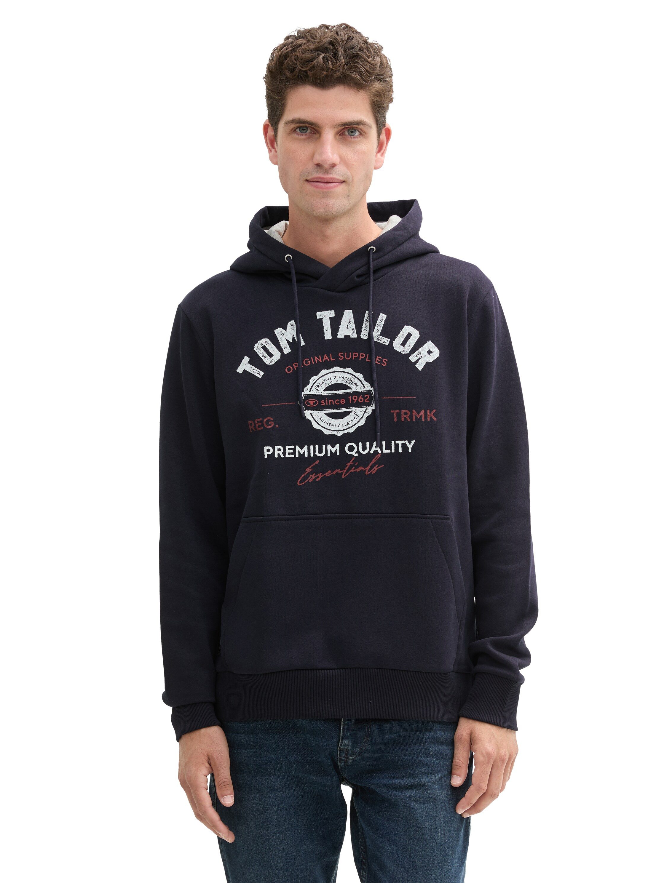 Tom Tailor Hoodie met een capuchon heren hoodies maat M blauw