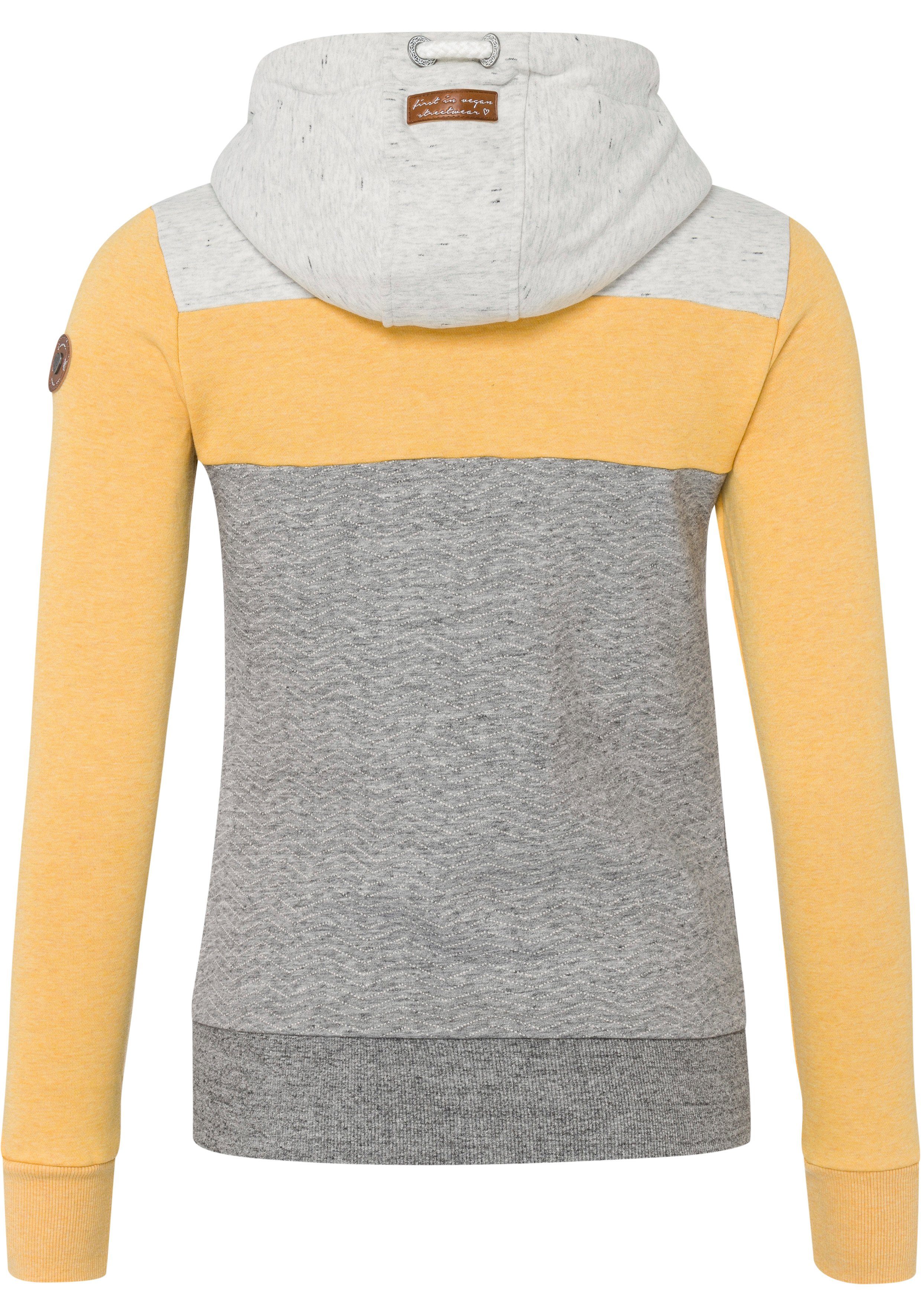 Ragwear Sweatvest TREGA ZIP O in colourblocking-design