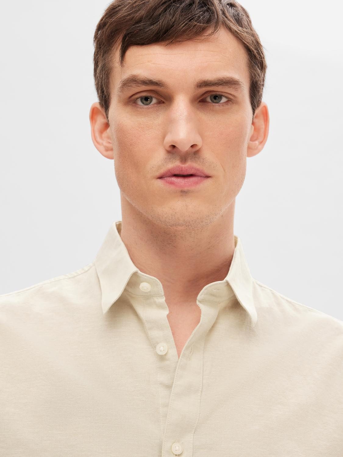 SELECTED HOMME Overhemd met korte mouwen SLHREG-SUN SHIRT SS NOOS