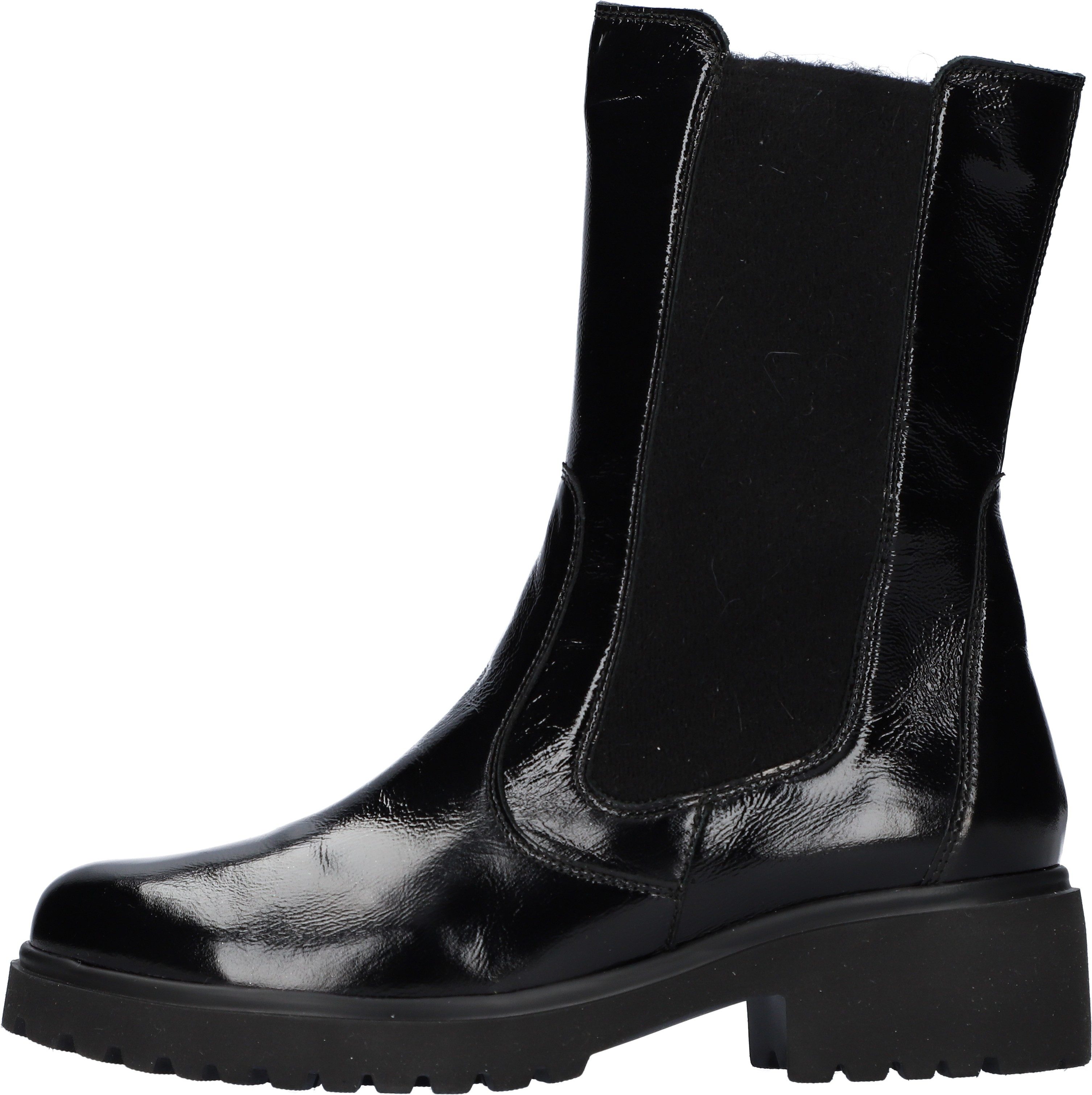 Waldläufer Chelsea-boots H-LUISE , instaplaarzen, enkellaars, blokhak, comfortabele breedte g (= breed)