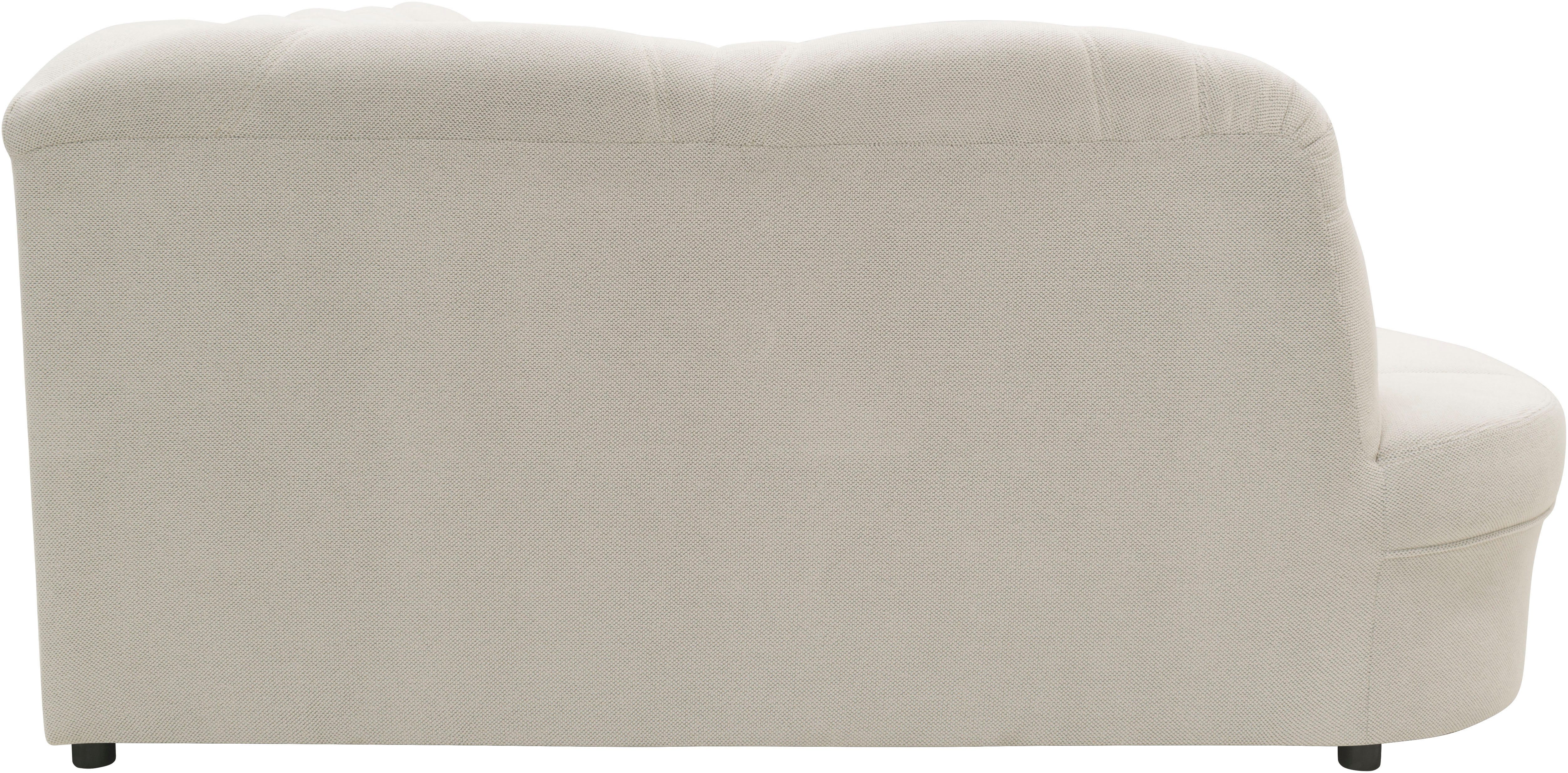 DOMO collection Zithoek Flores ook in leren bekleding, B/D/H: 293/180/86 cm, U-vorm (3 stuks)