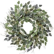 leonique kunstkrans potrel eucalyptus-krans (1 stuk) groen