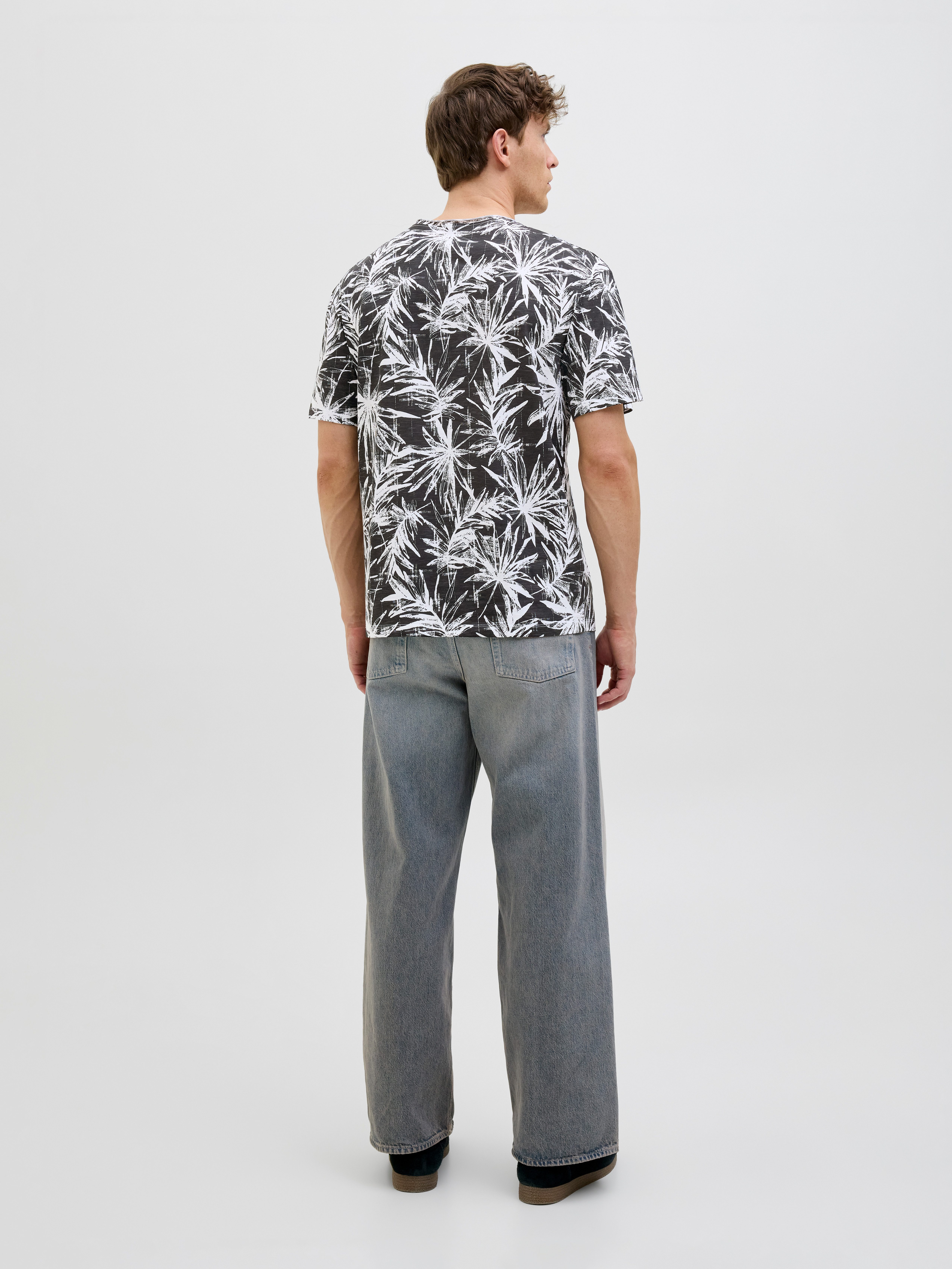 Jack & Jones Shirt met ronde hals JJEBRYAN AOP TEE S/S O-NECK NOOS