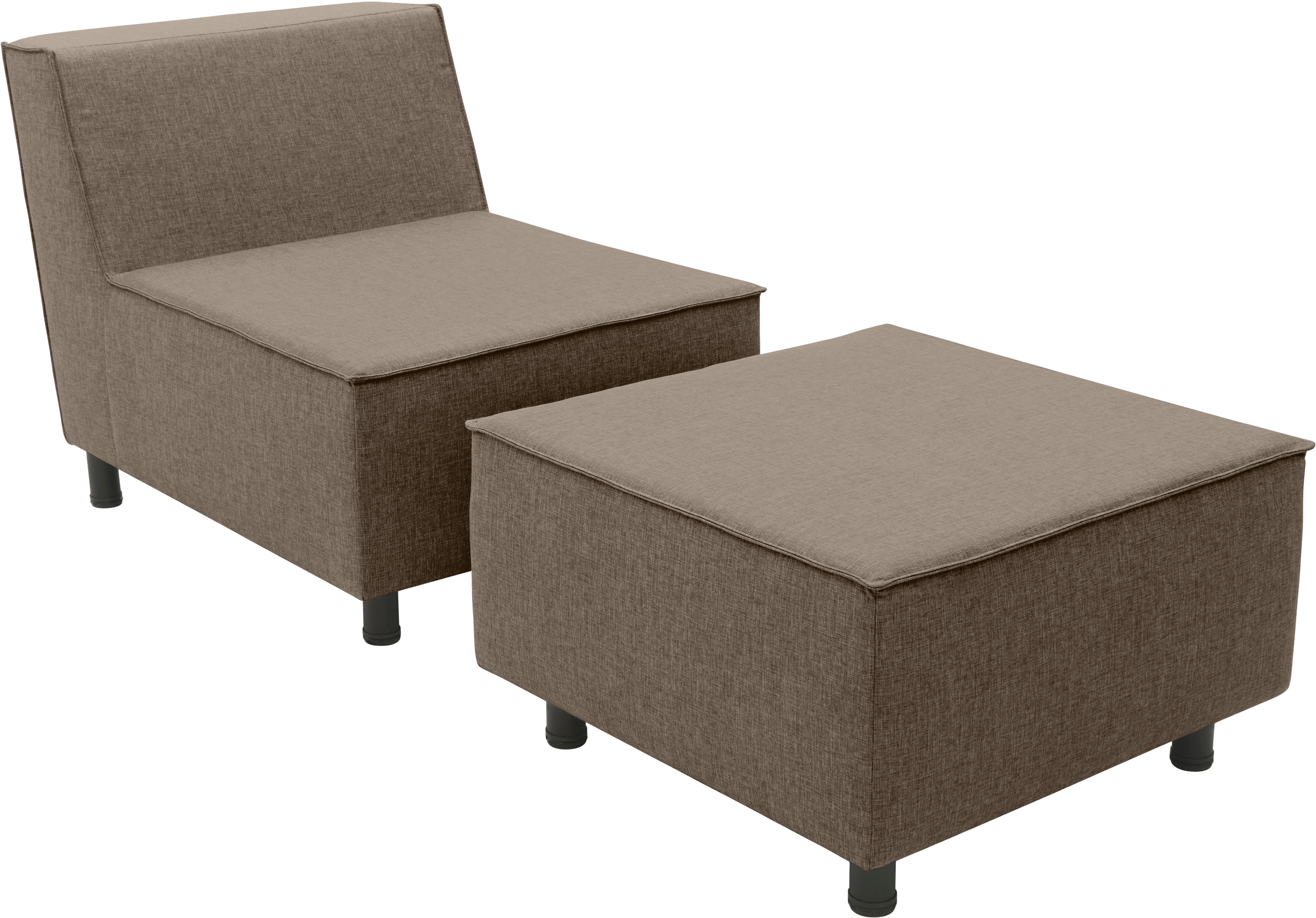DOMO collection Sofaelement Sonna, individueel samen te stellen Enkele elementen voor terras, tuin en balkon, speciaal voor buiten