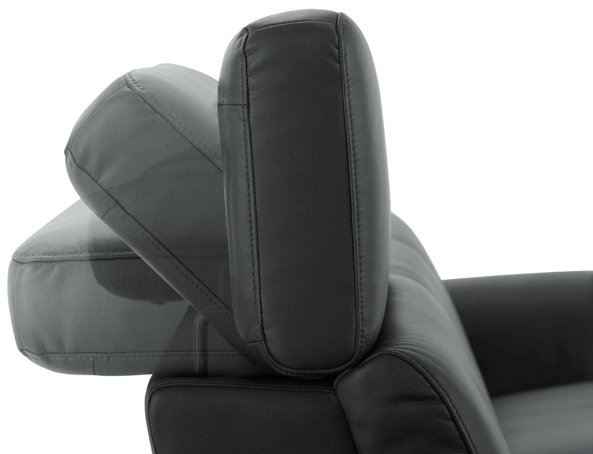 Home affaire Hoekbank Sentrano, L-vorm, 275 cm, man. of electr. relaxfunctie en usb/kopverstelling