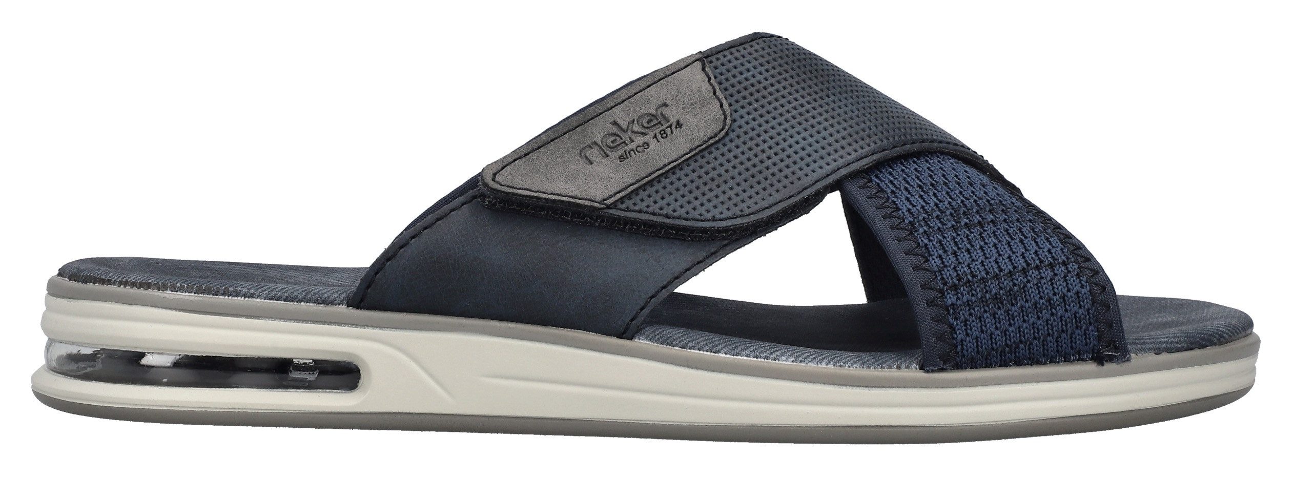 Rieker Slippers , zomerschoen, strand schoen, slippers, huisschoen met klittenband