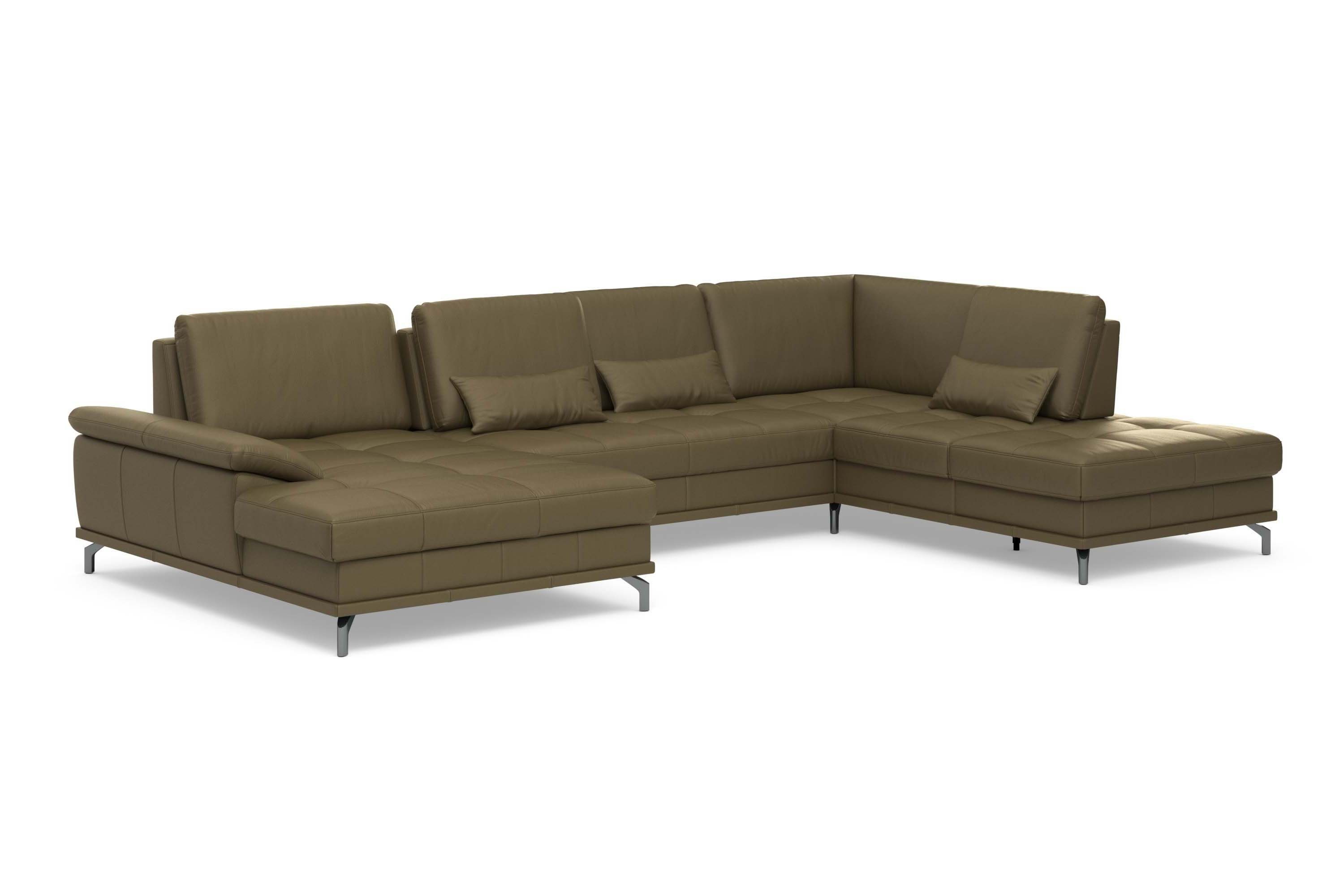 Places of Style Zithoek Costello U-vorm, met zitdiepteverstelling, armleuningverstelling en