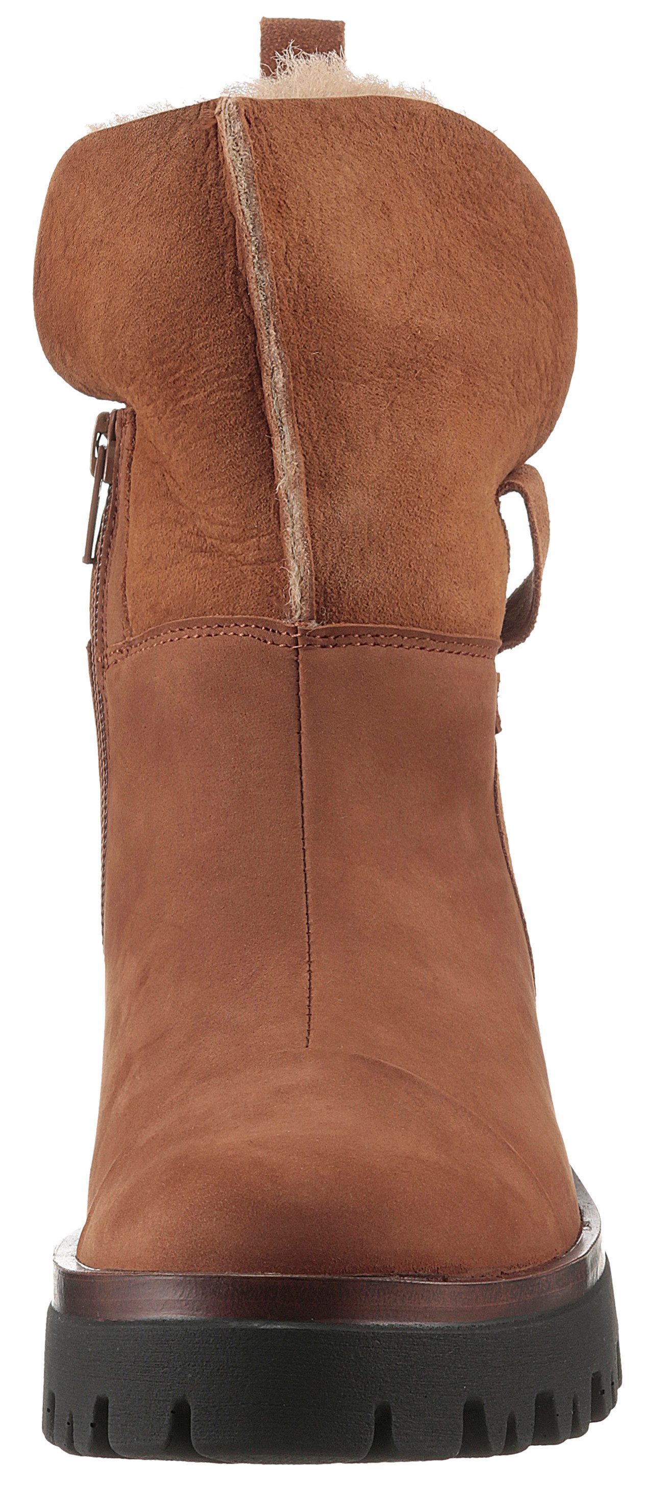 Waldläufer Winterlaarzen H-LONDON , comfortboots, profielzool, met knuffelige kraag, comfortabele breedte g