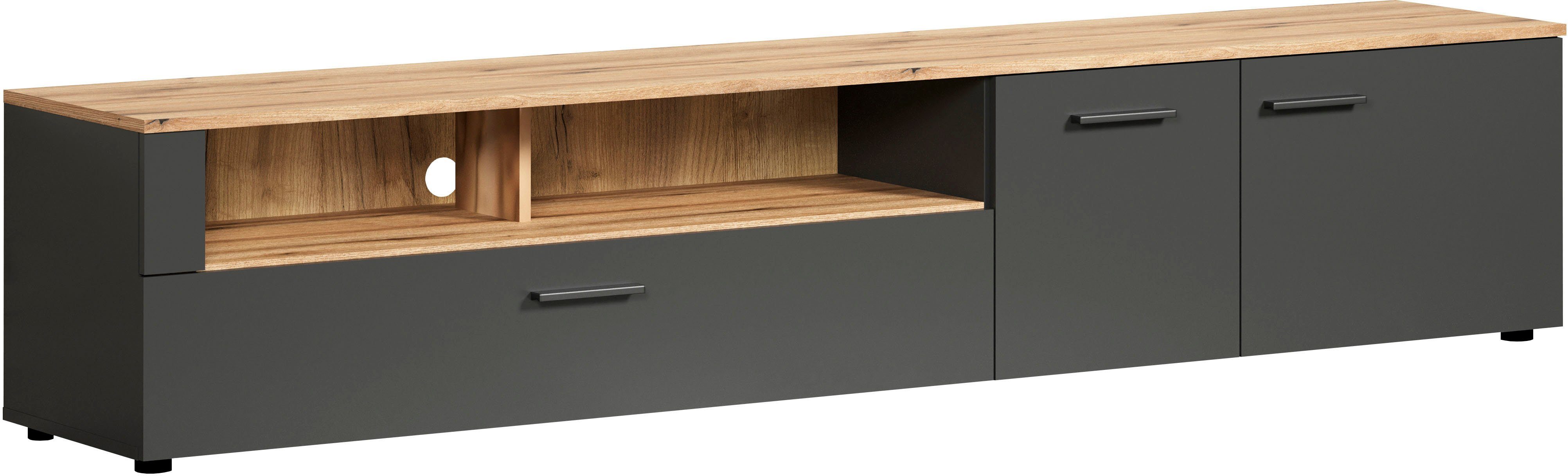 INOSIGN Tv-meubel Estepona TV-kast TV-board, breedte 210 cm, elegant en modern (1 stuk)