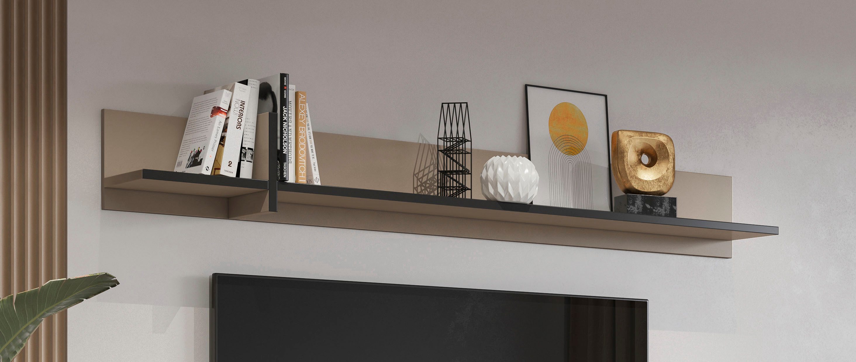 INOSIGN Wandrek Cross,Breedte 180 cm, moderne wandplank