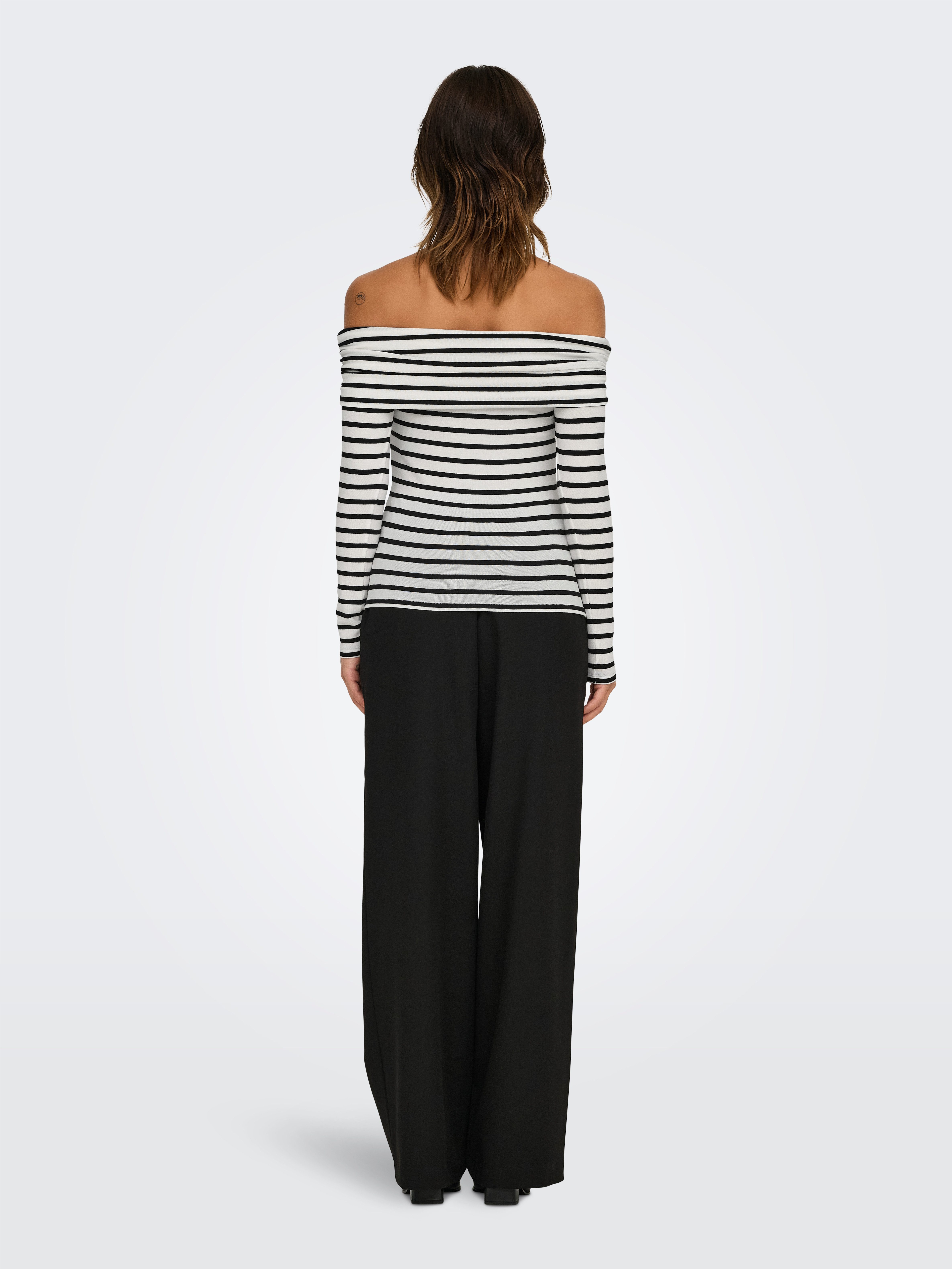 Only Shirt met lange mouwen ONLGLAMOUR L/S OFF SHOULDER TOP CC JRS