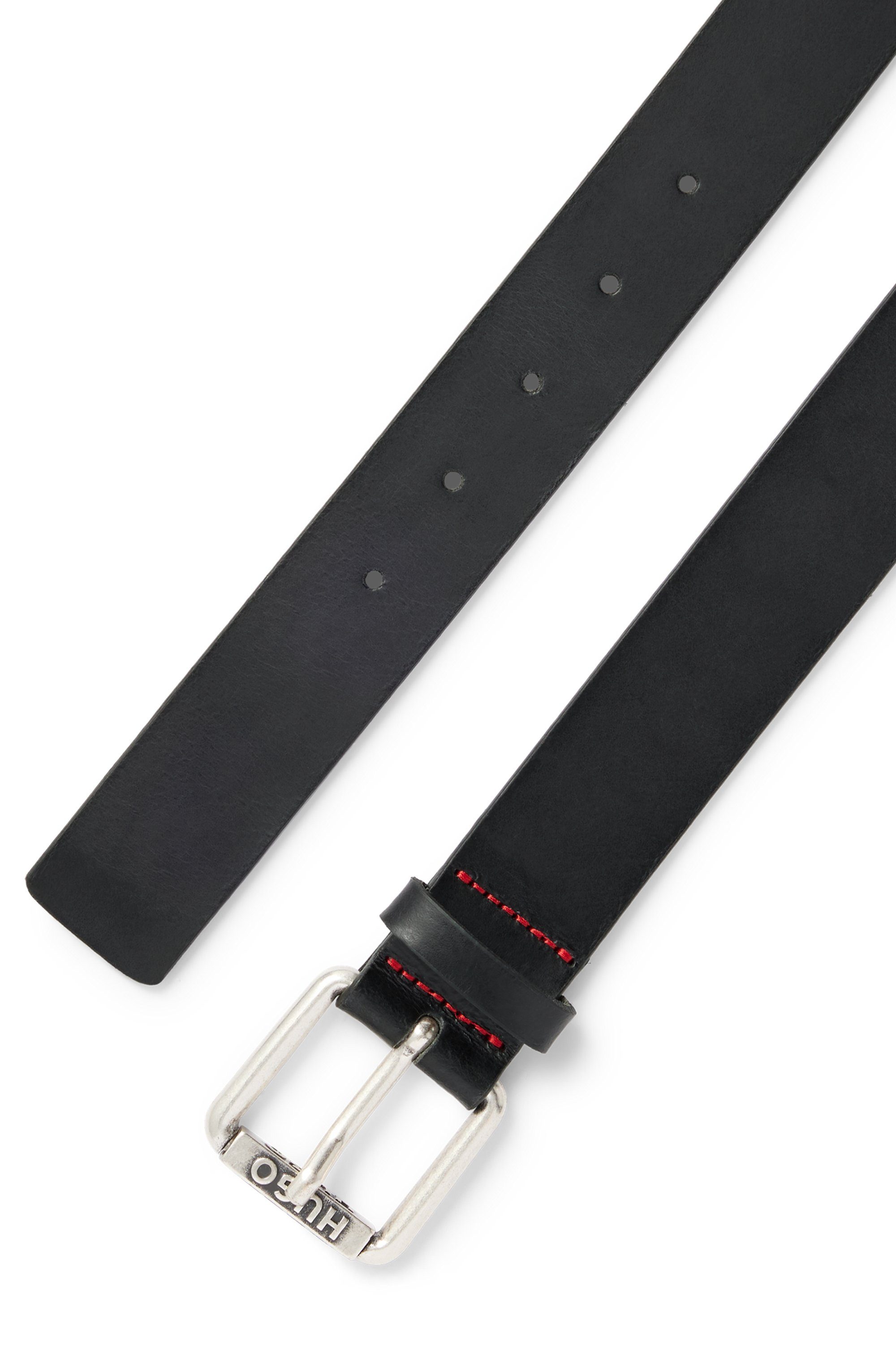 HUGO Leren riem Grimm_Sz35
