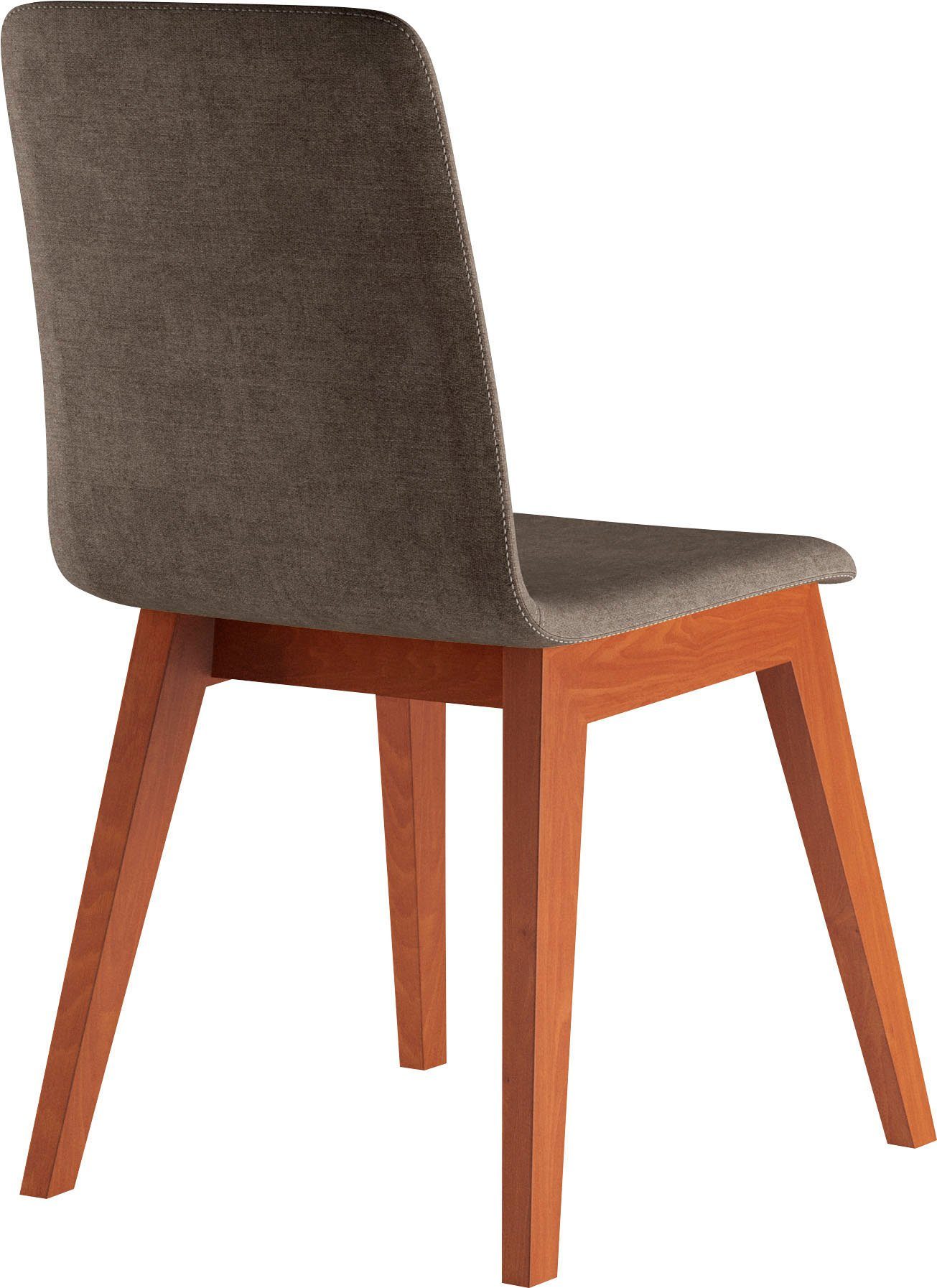INOSIGN Stoel Sandy met verschillende stoelpootkleuren en kleurvarianten, zithoogte 47 cm (2 stuks)