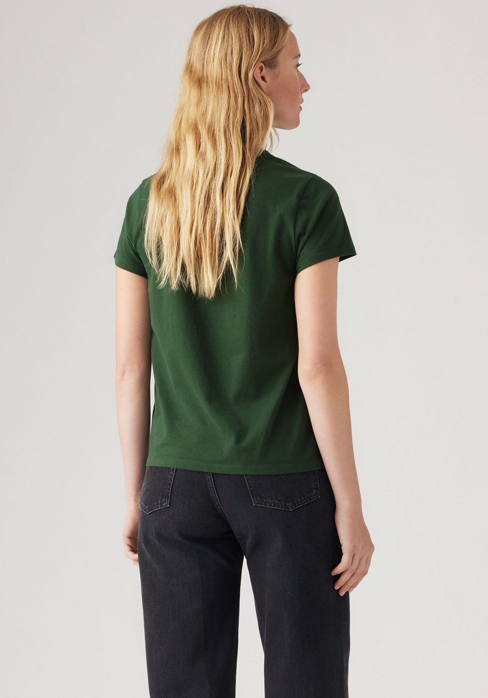 Levi's® Shirt met V-hals Perfect Tee met klein batwing-logo