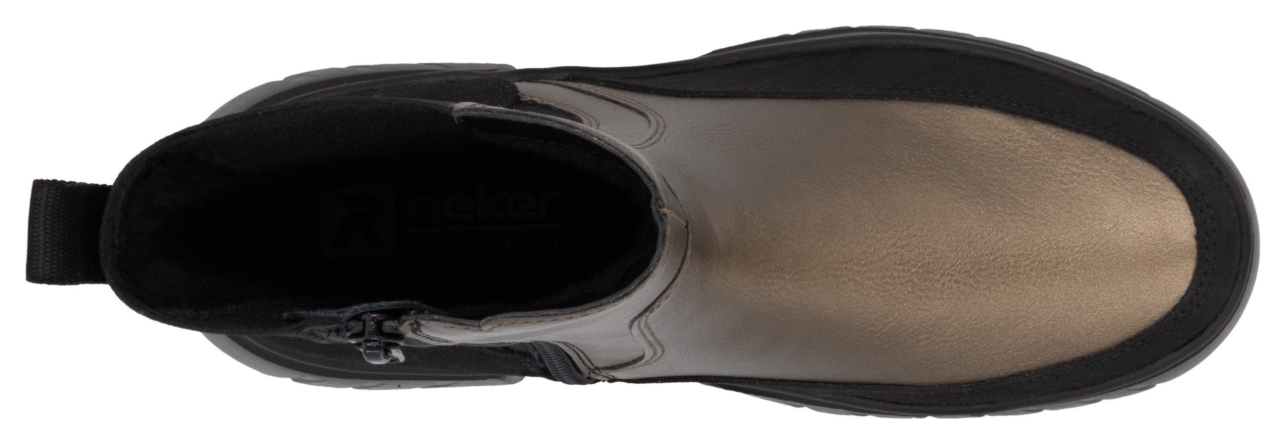 Rieker EVOLUTION Chelsea-boots instaplaarzen, enkellaarsjes met praktische binnenrits