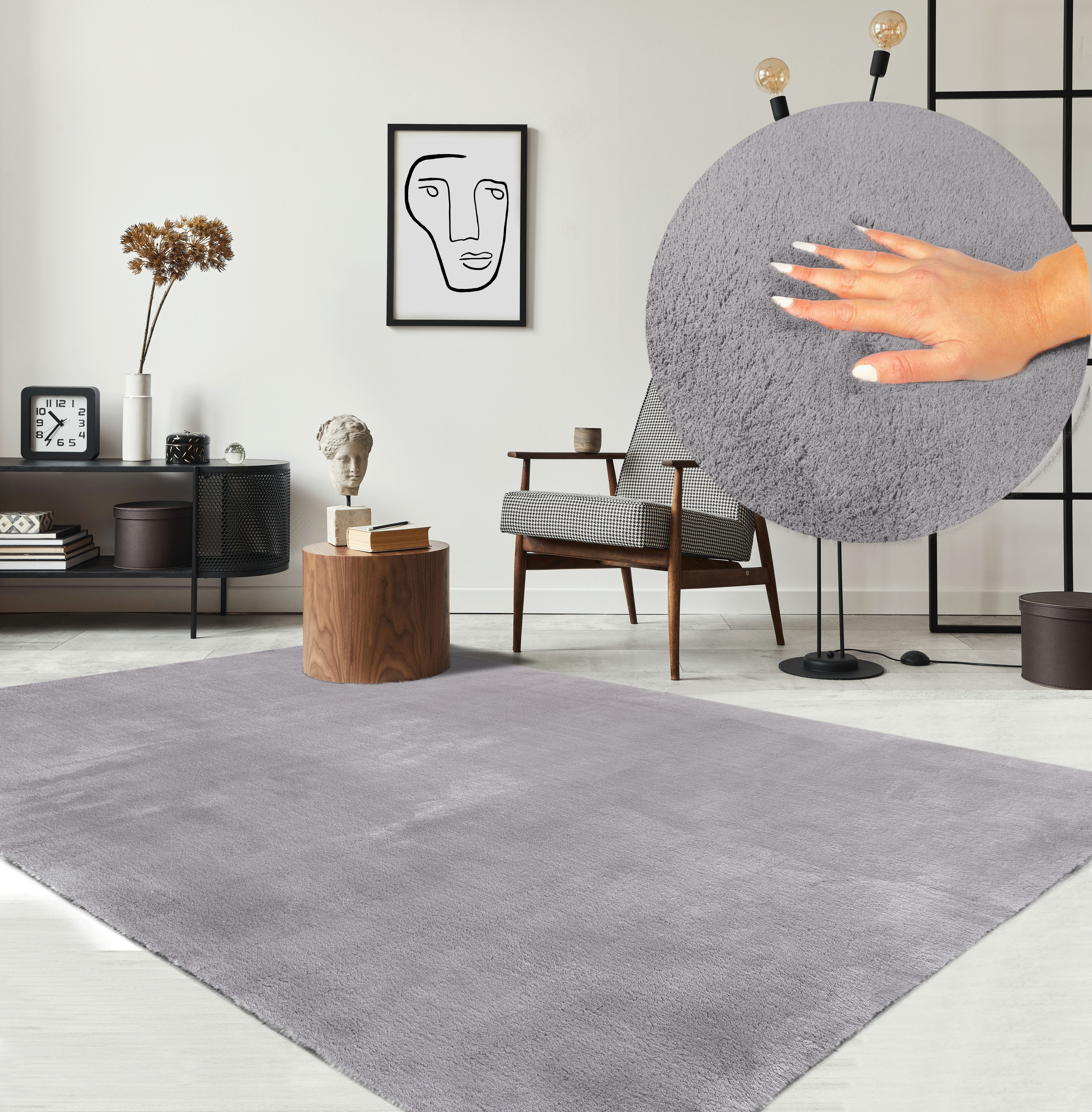 The carpet Vloerkleed Relax wasbaar woonkamer tapijt modern antislip, klantenfavoriet