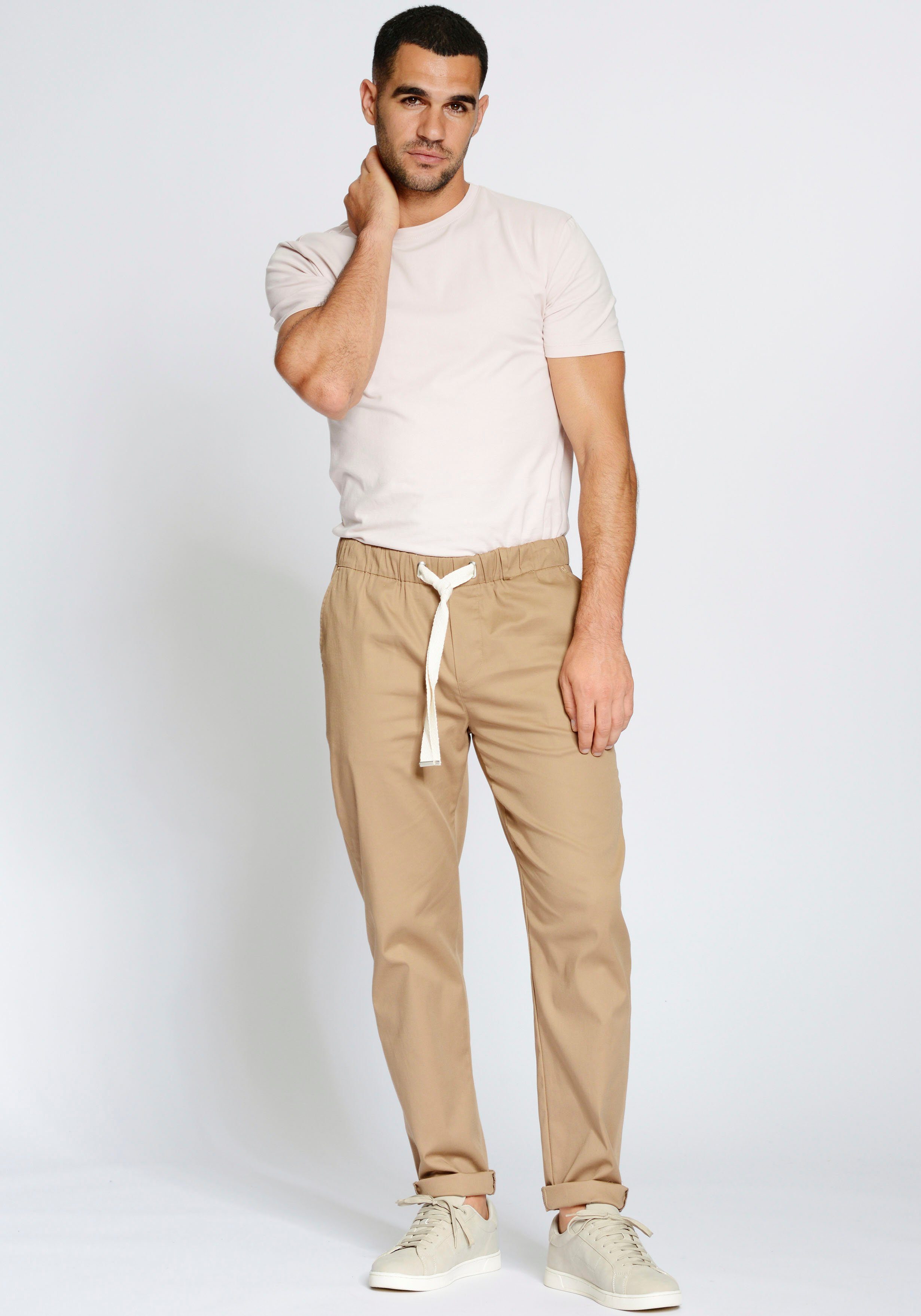 GANG Chino 94SANTO JOGGER Jogger stijl met elastische tailleband en tunnelkoordsluiting