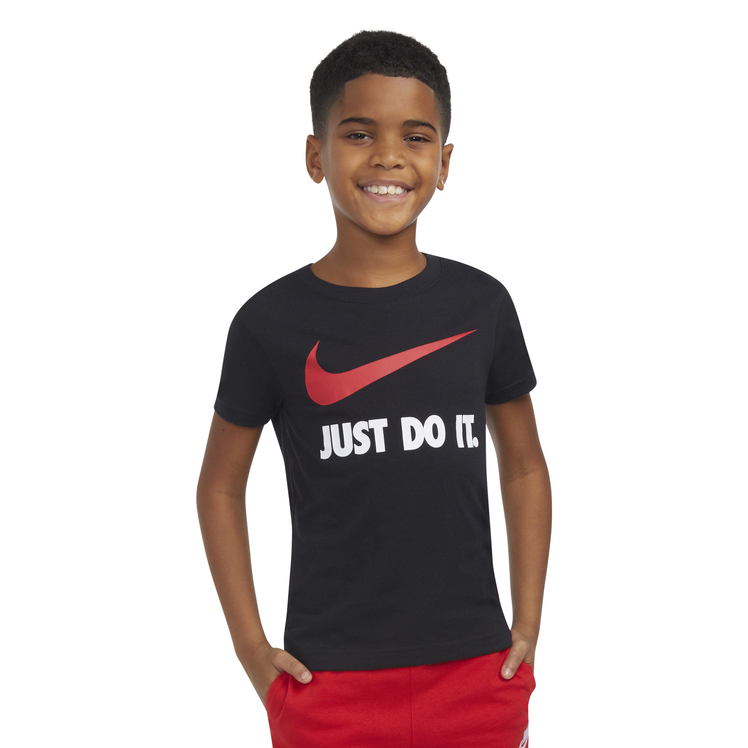NU 21% KORTING: Nike Sportswear T-shirt NKB SWOOSH JDI SS TEE