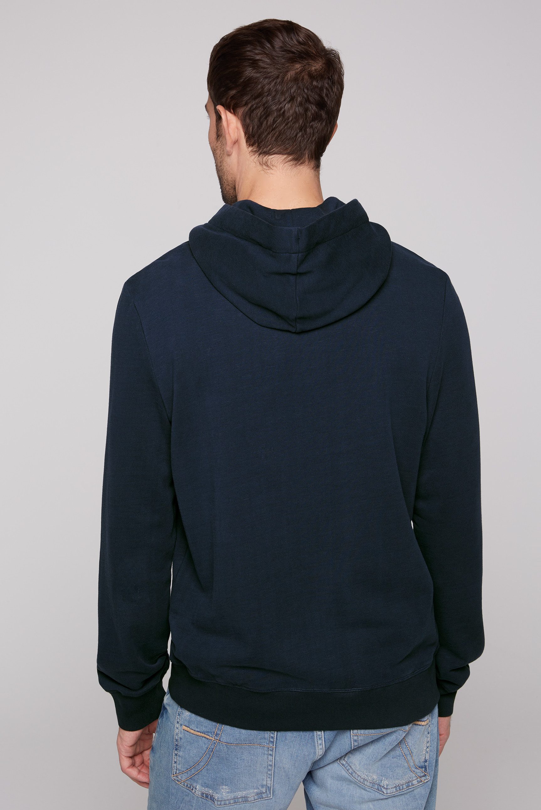 CAMP DAVID Hoodie met contrasterende print