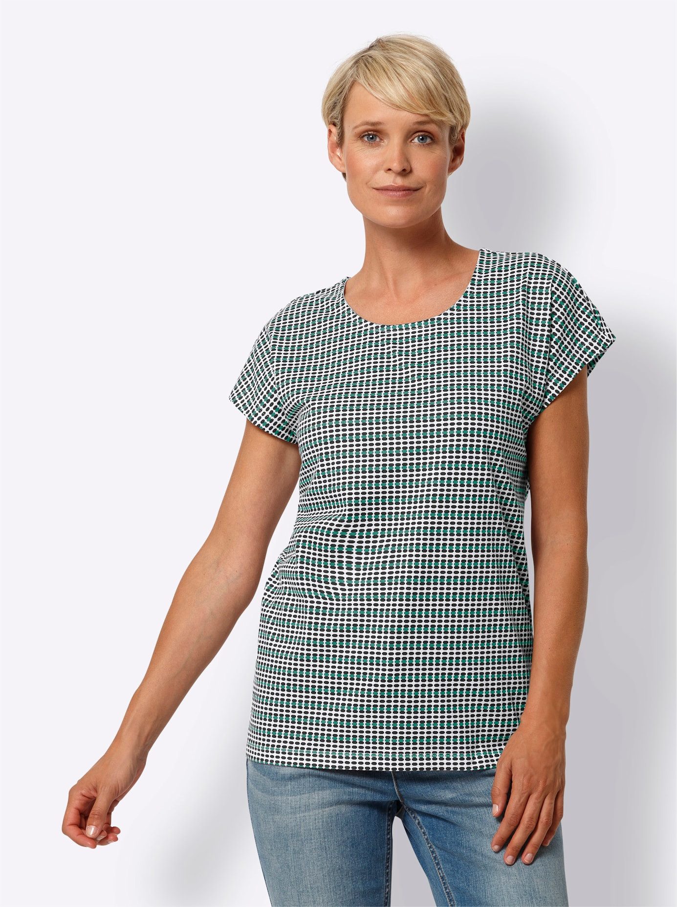 Classic Basics Shirt met ronde hals Shirt met korte mouwen (1-delig)