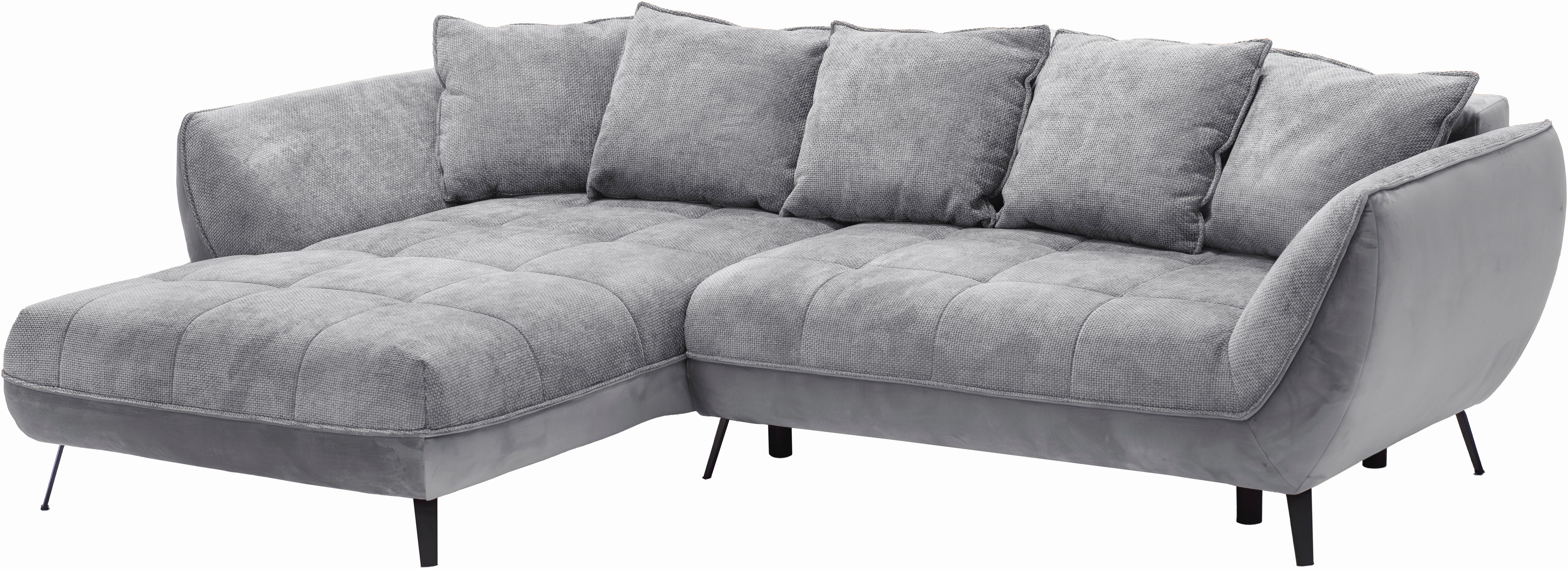 exxpo - sofa fashion Hoekbank Midway met eenvoudige Easy-Lift bedfunctie, comfortabel en modern
