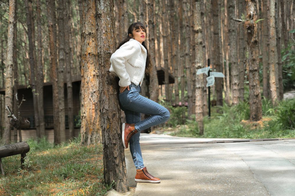 Remonte Veterschoenen platform, lace-up ankle boots, boots in crash look