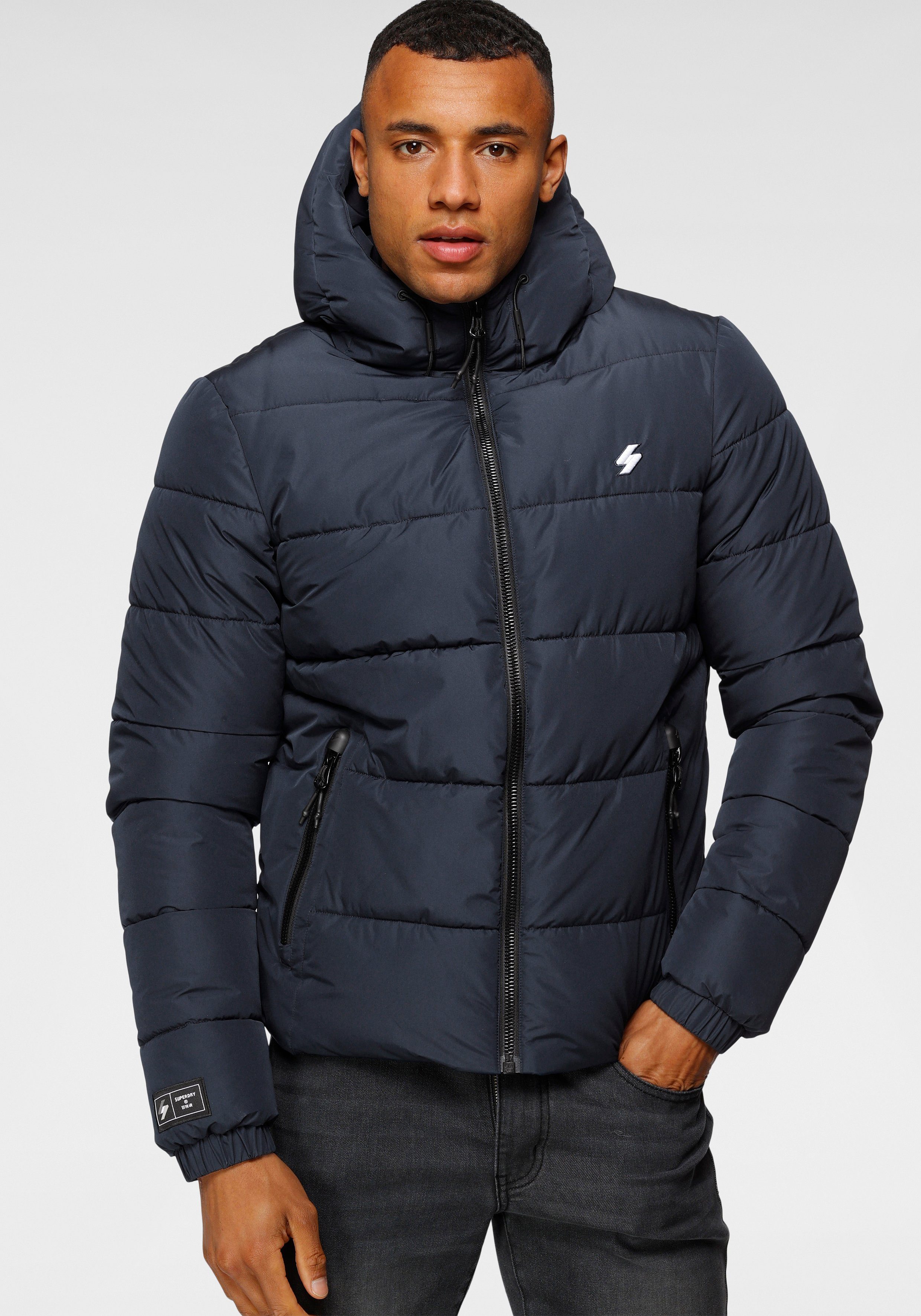 Superdry Gewatteerde jas HOODED SPORTS PUFFER