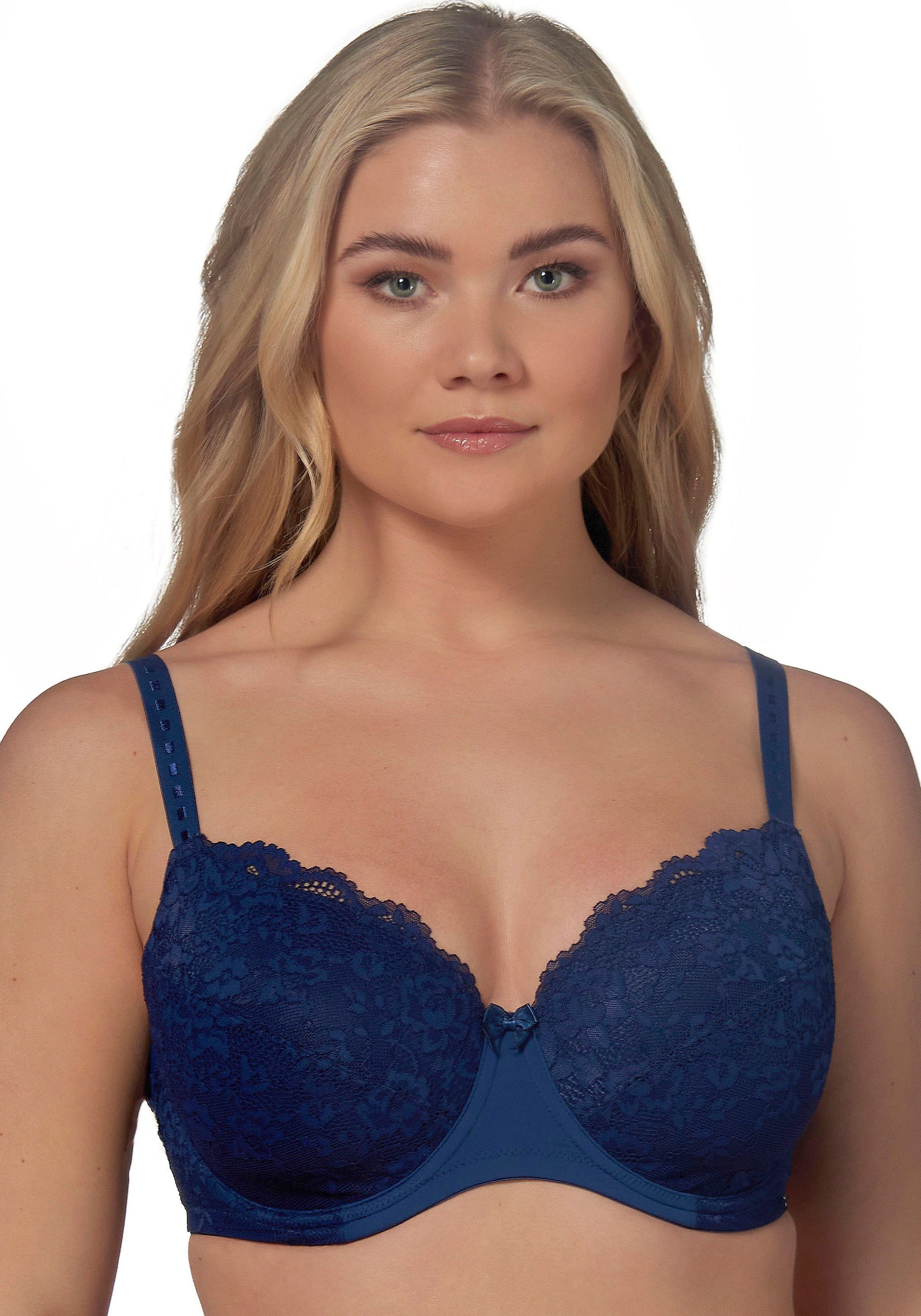 After Eden D-cup & up Beugel-bh LOIS met elegante kantdecoratie