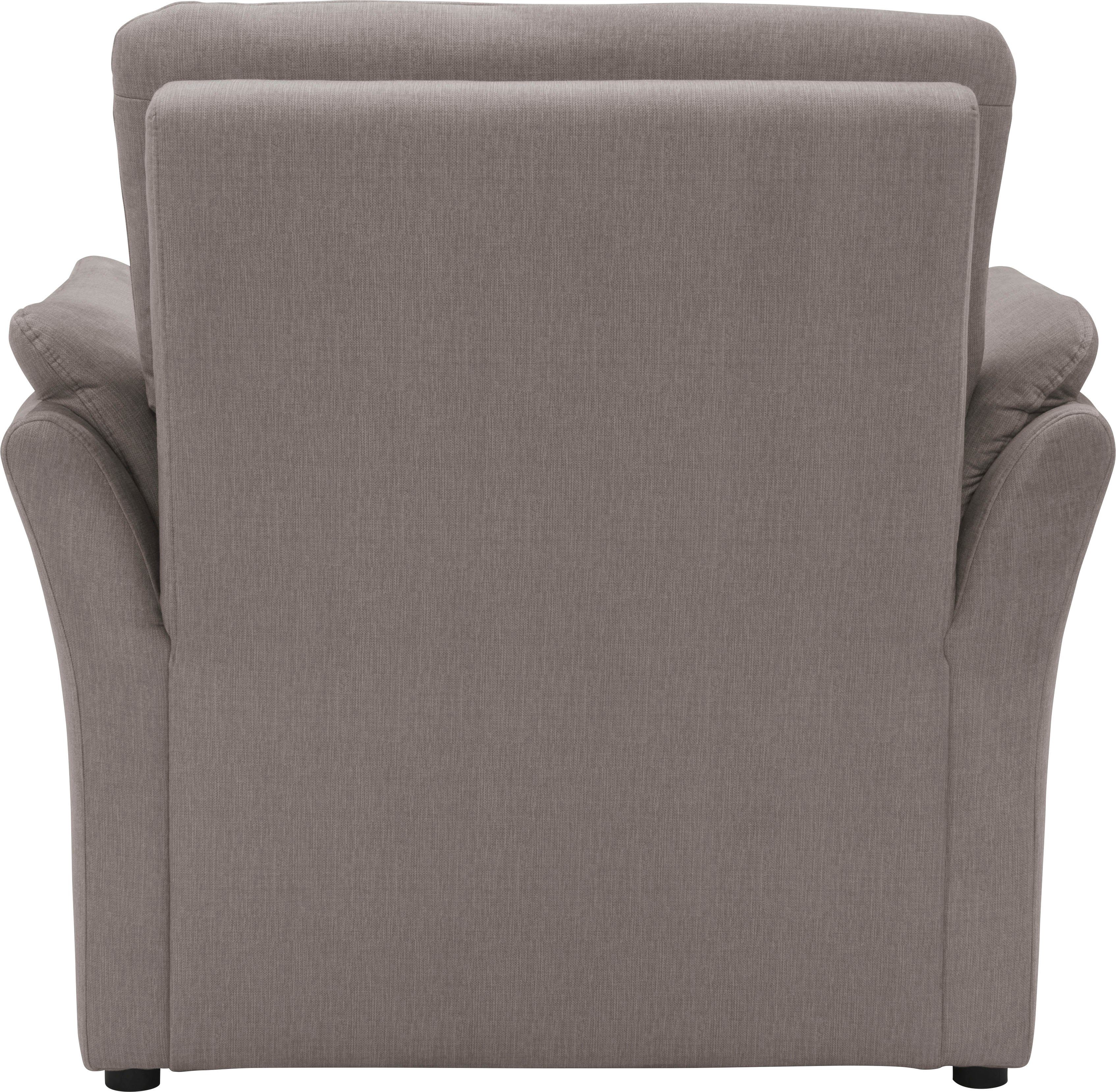 DOMO collection Fauteuil Pina cocktailsstoel Bijpassende fauteuil bij de serie, met binnenvering
