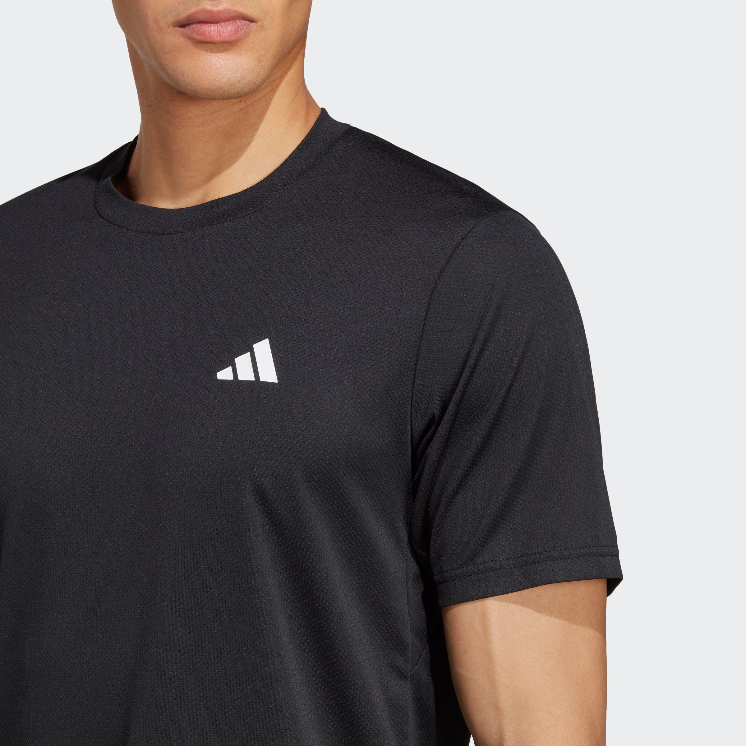 adidas Performance T-shirt TRAIN ESSENTIALS TRAINING AEROREADY-technologie, piqué-look