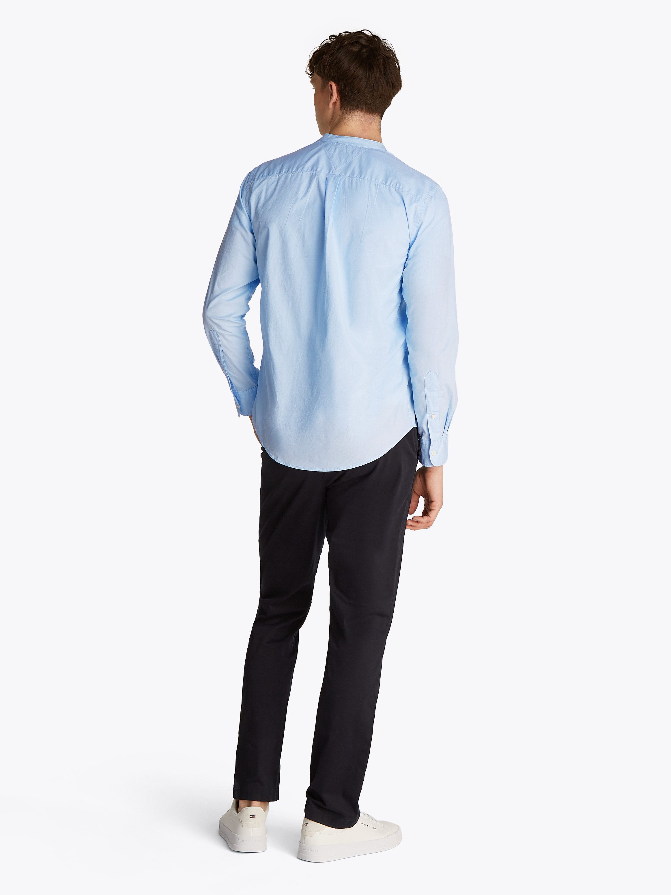 Tommy Hilfiger Overhemd met lange mouwen FLEX POPLIN SOLID MAO RF SHIRT