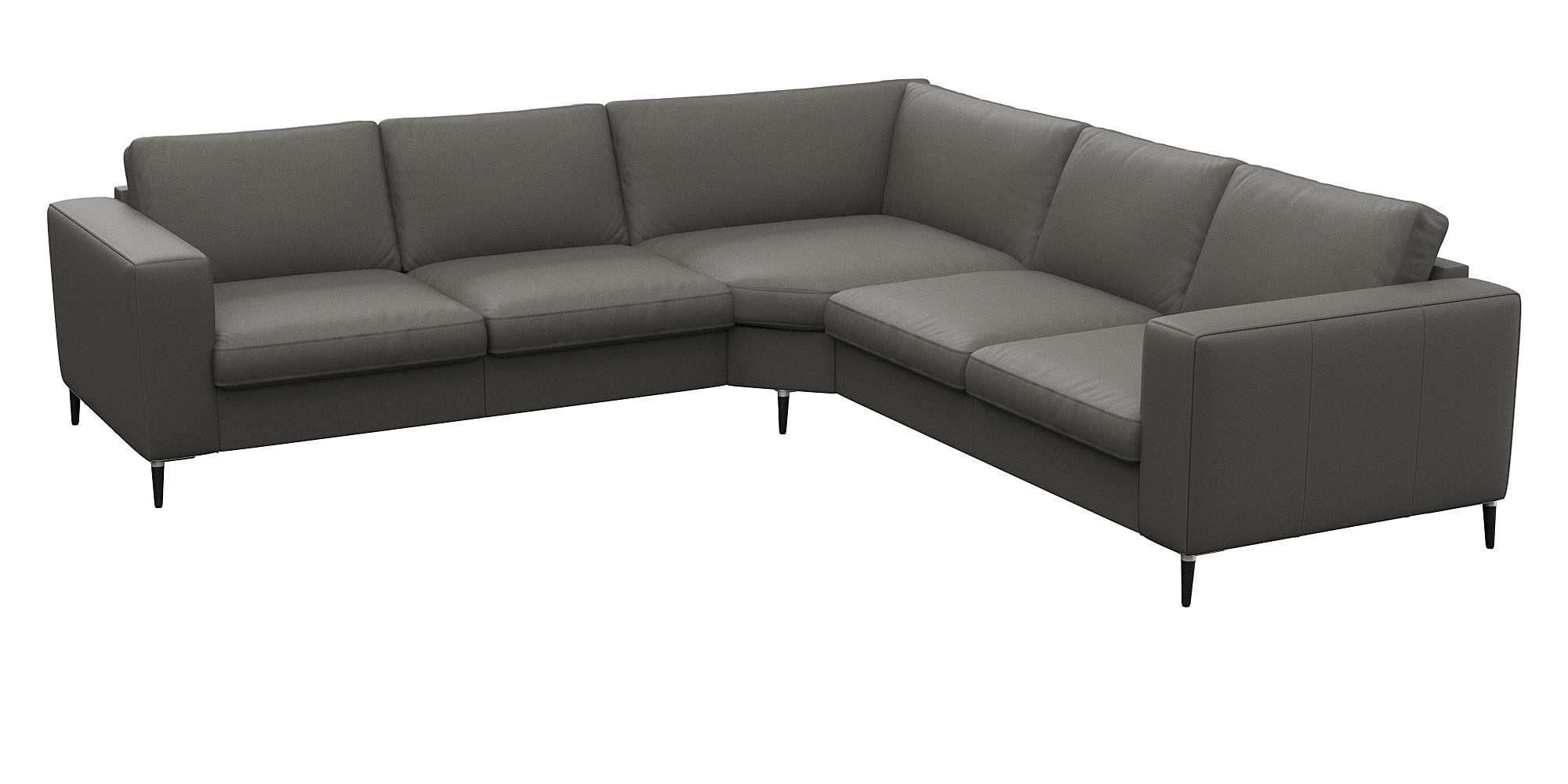 FLEXLUX Hoekbank Fiore, gelijkbenig, super zitcomfort door koudschuim in de zitting