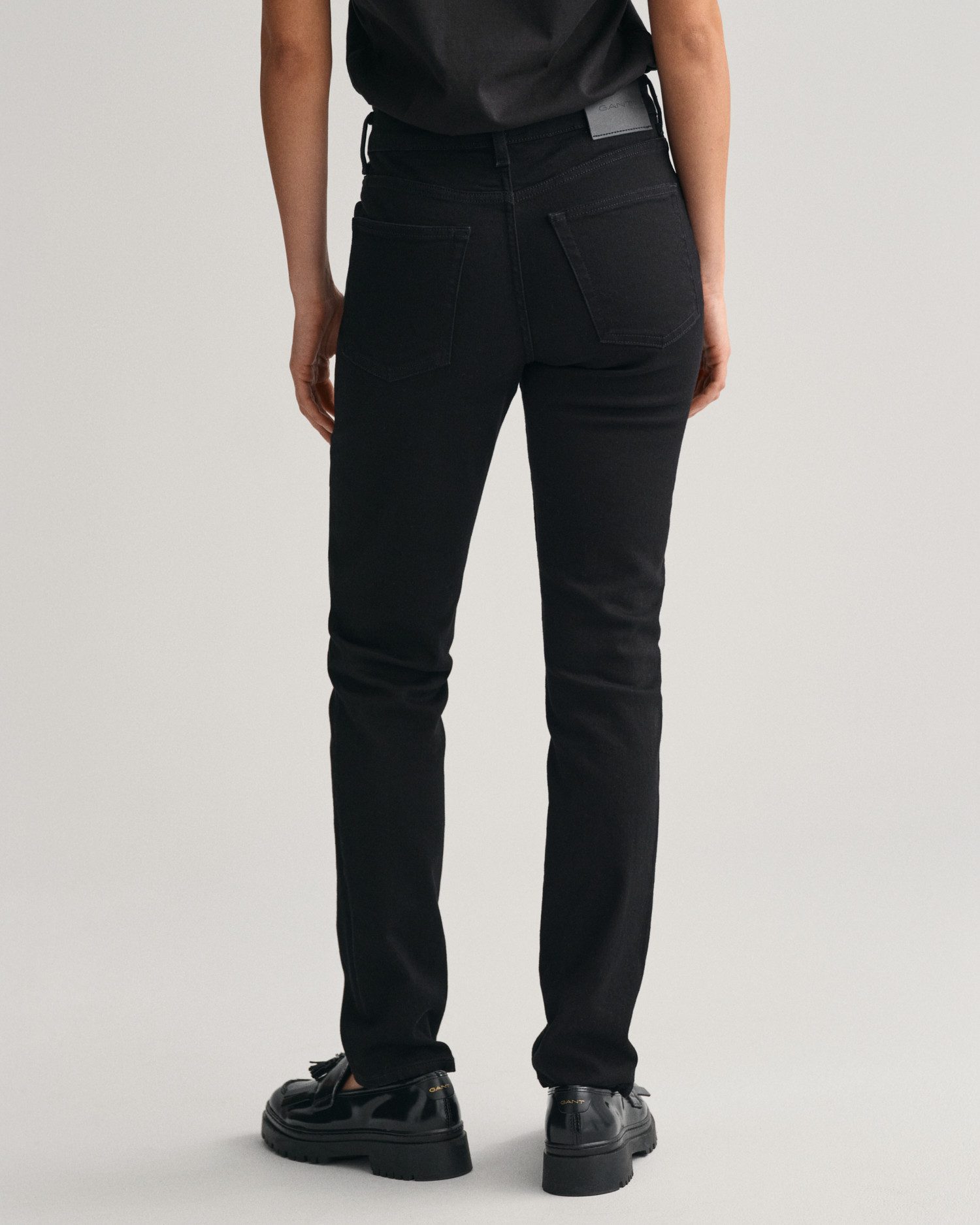 Gant Slim fit jeans SLIM SUPER STRETCH JEANS 5-pocket stijl, hoog elastisch