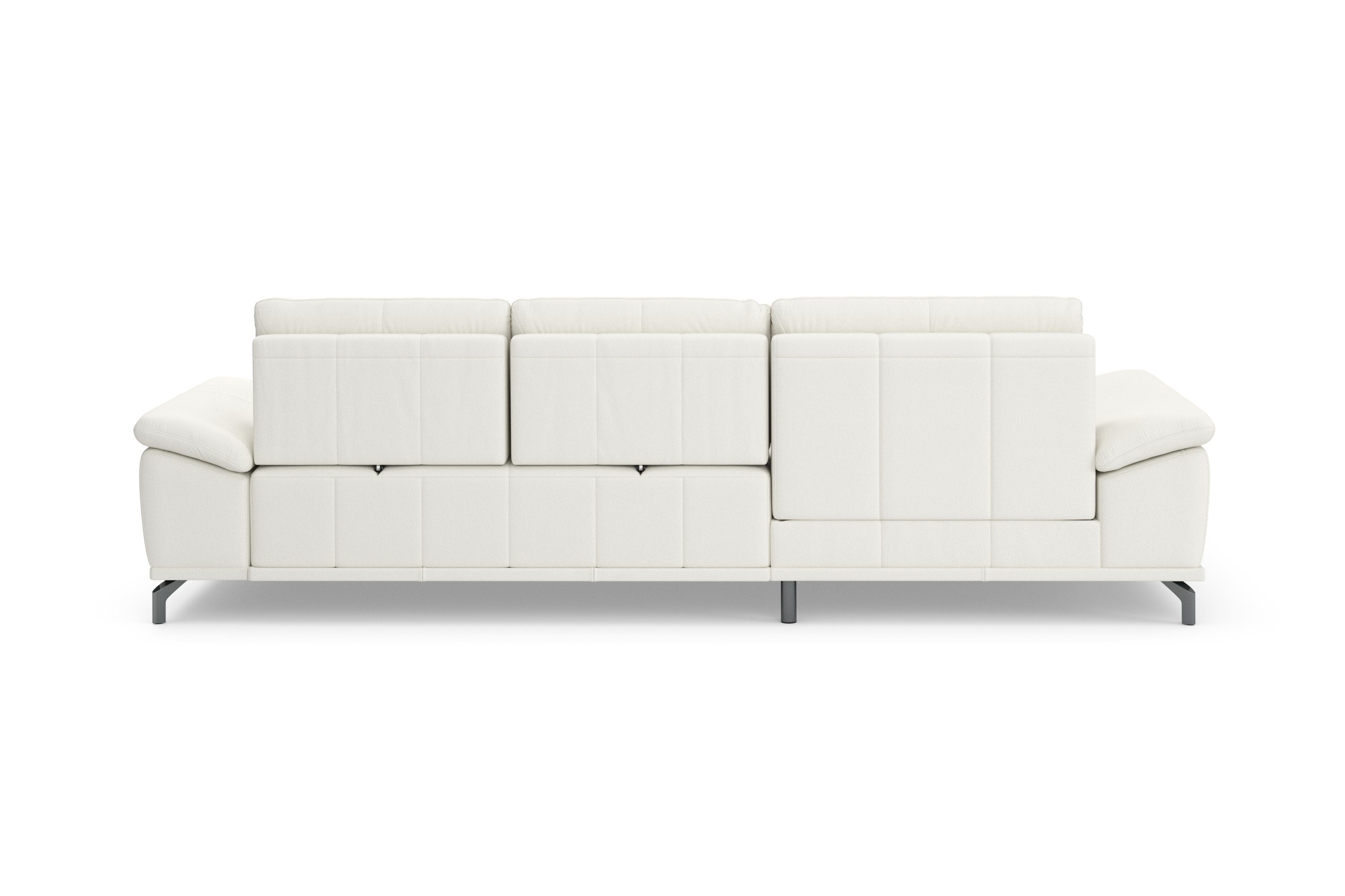 Places of Style Hoekbank Costello L-vorm, met zitdiepteverstelling, armleuningverstelling en