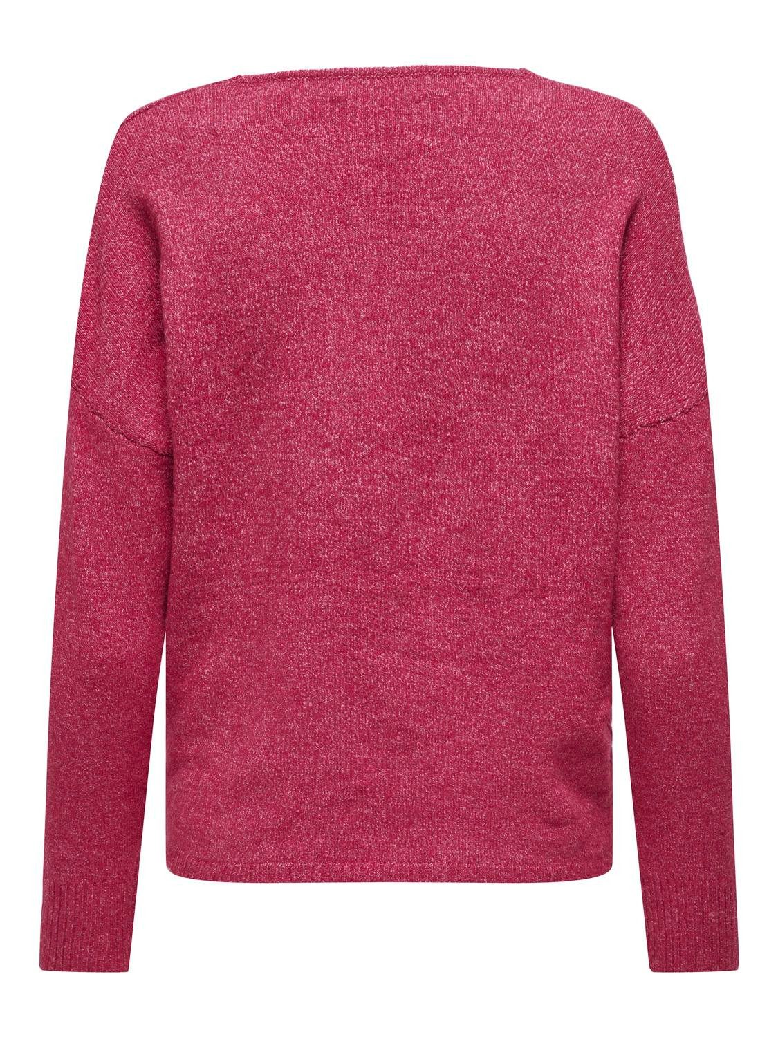 Only Trui met V-hals ONLRICA LIFE L S V-NECK PULLO KNT NOOS