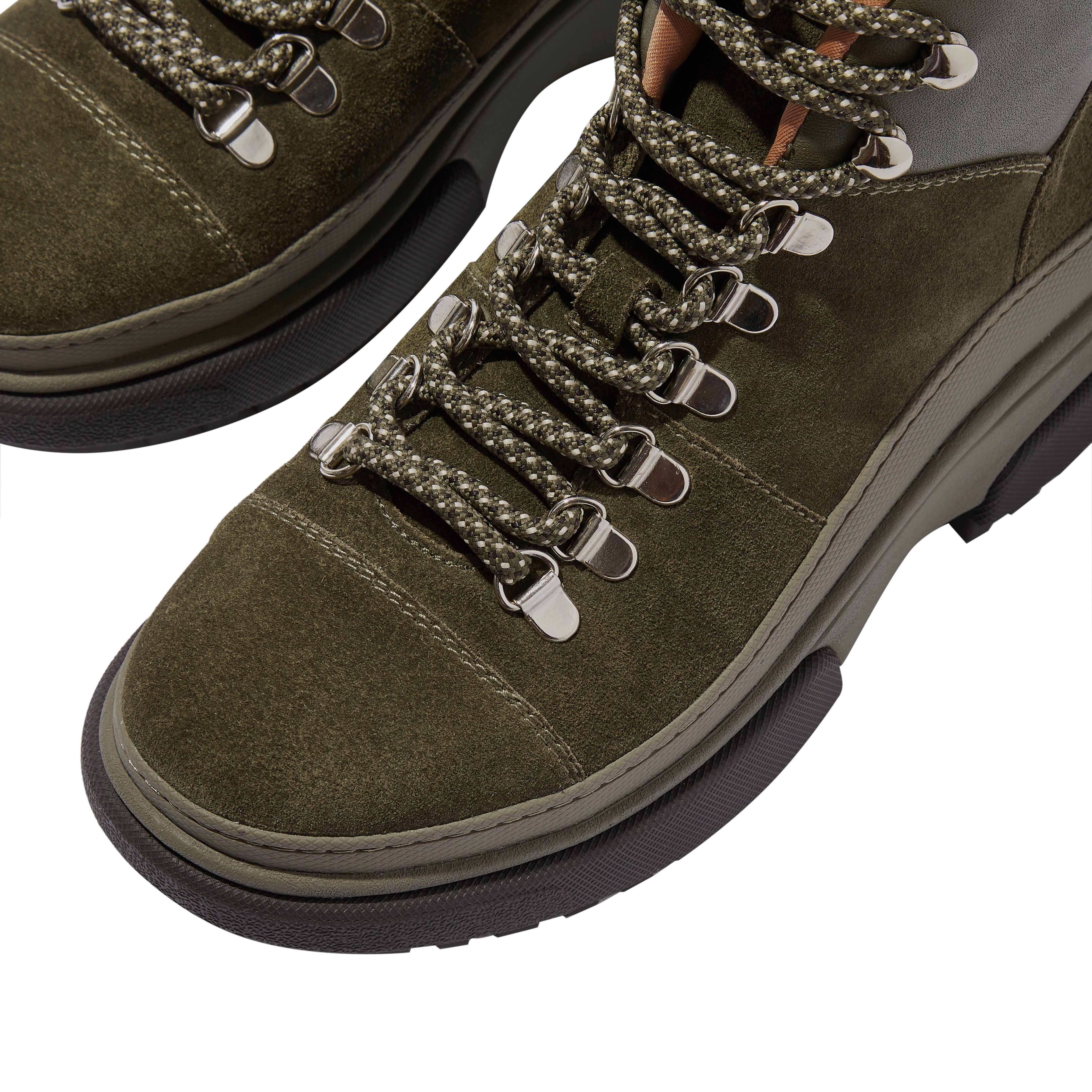 Fitflop Veterschoenen WYLDER SUEDE HIKER-LACE BOOTS Trekking boots, veterschoenen met robuuste plateauzool