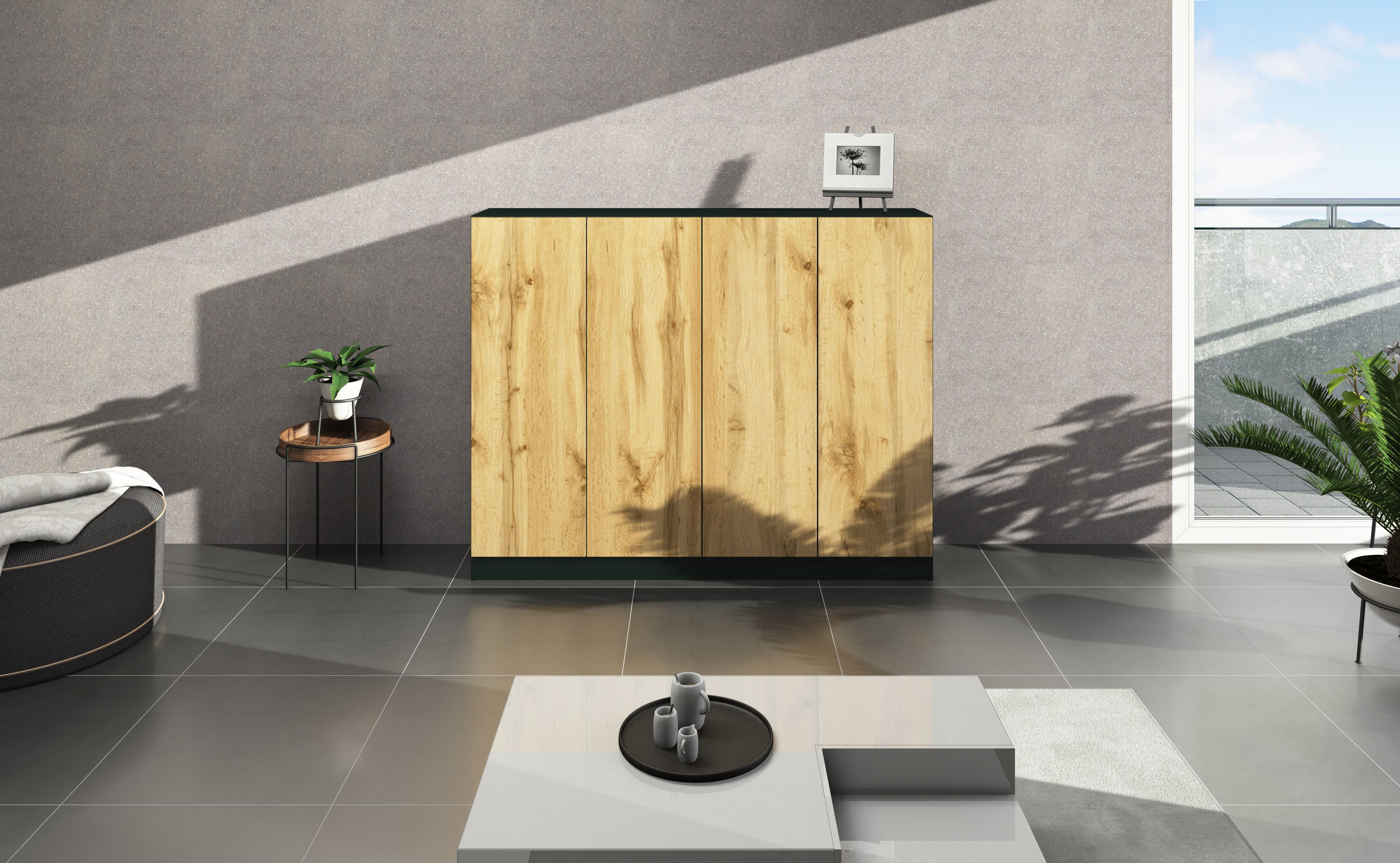 borchardt Möbel Schoenenkast Vaasa3 Breedte 152 cm