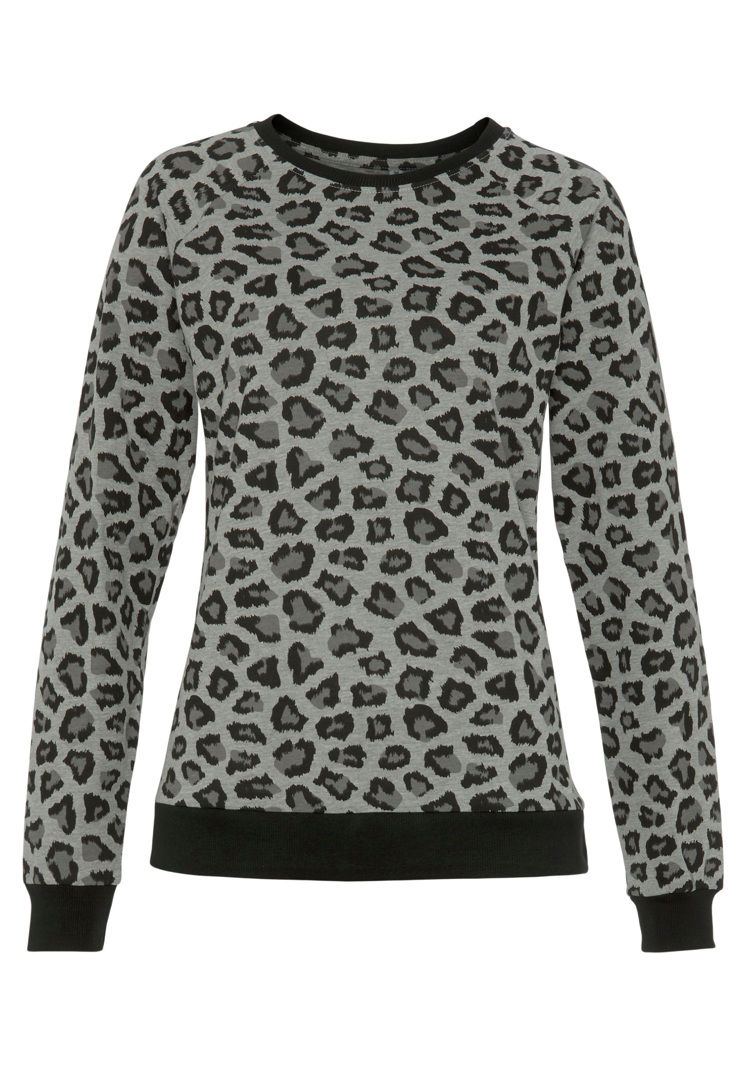 Vivance Dreams Pyjama met tonale dierenprint (2-delig)