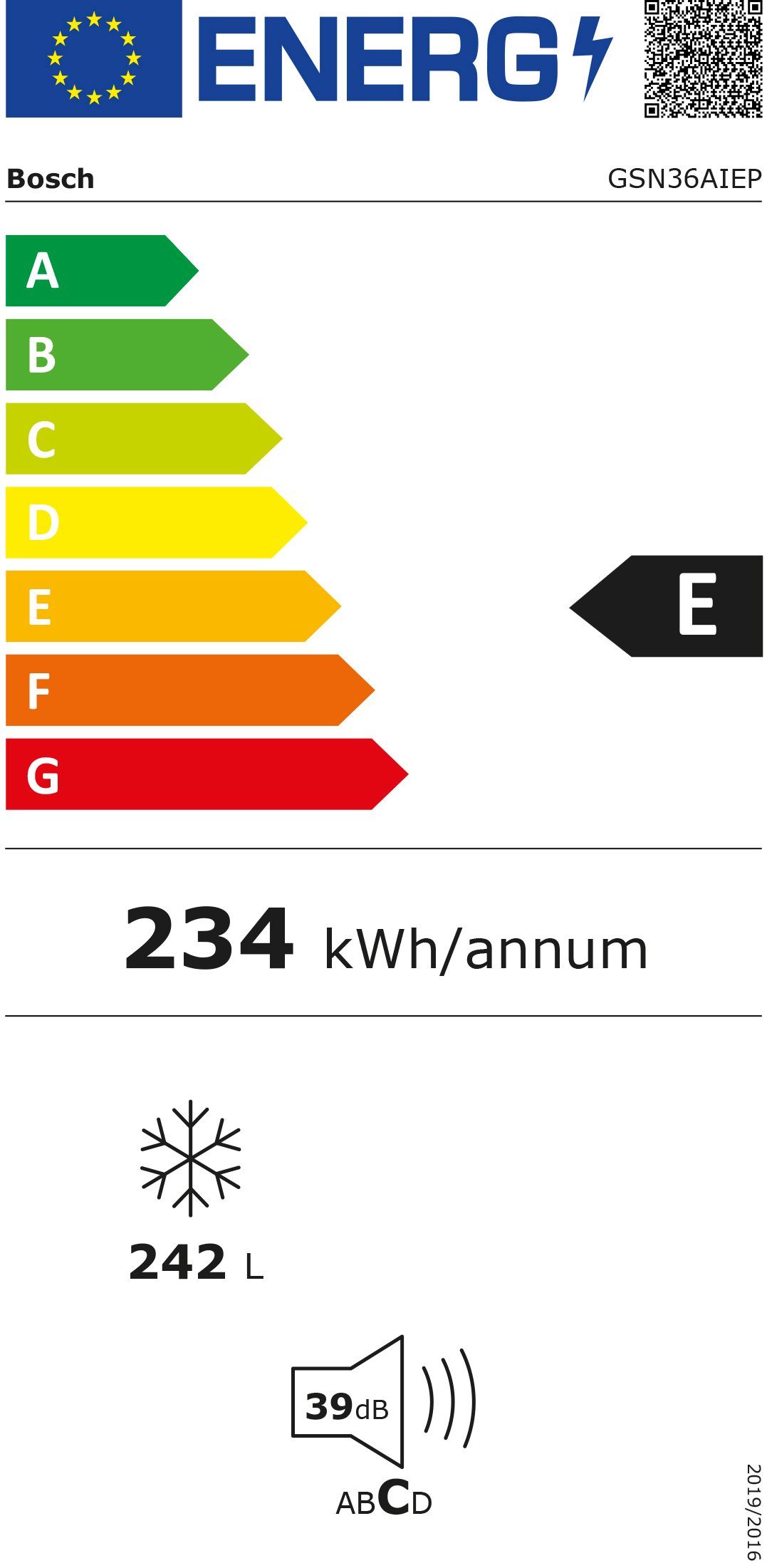 BOSCH European side-by-side KAN95AIEP