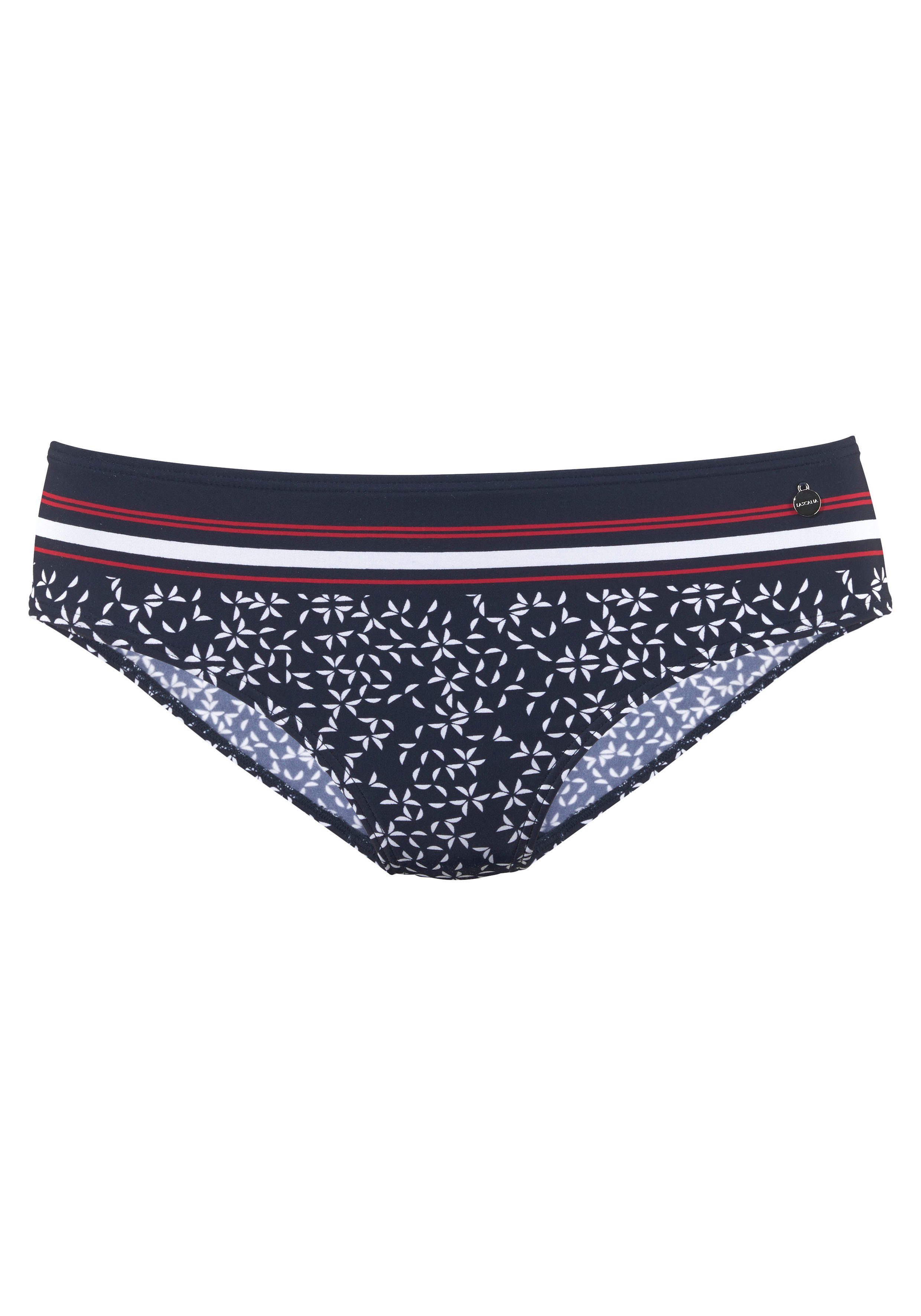 Lascana Bikinibroekje Minimal uni en gedessineerd in hoger model