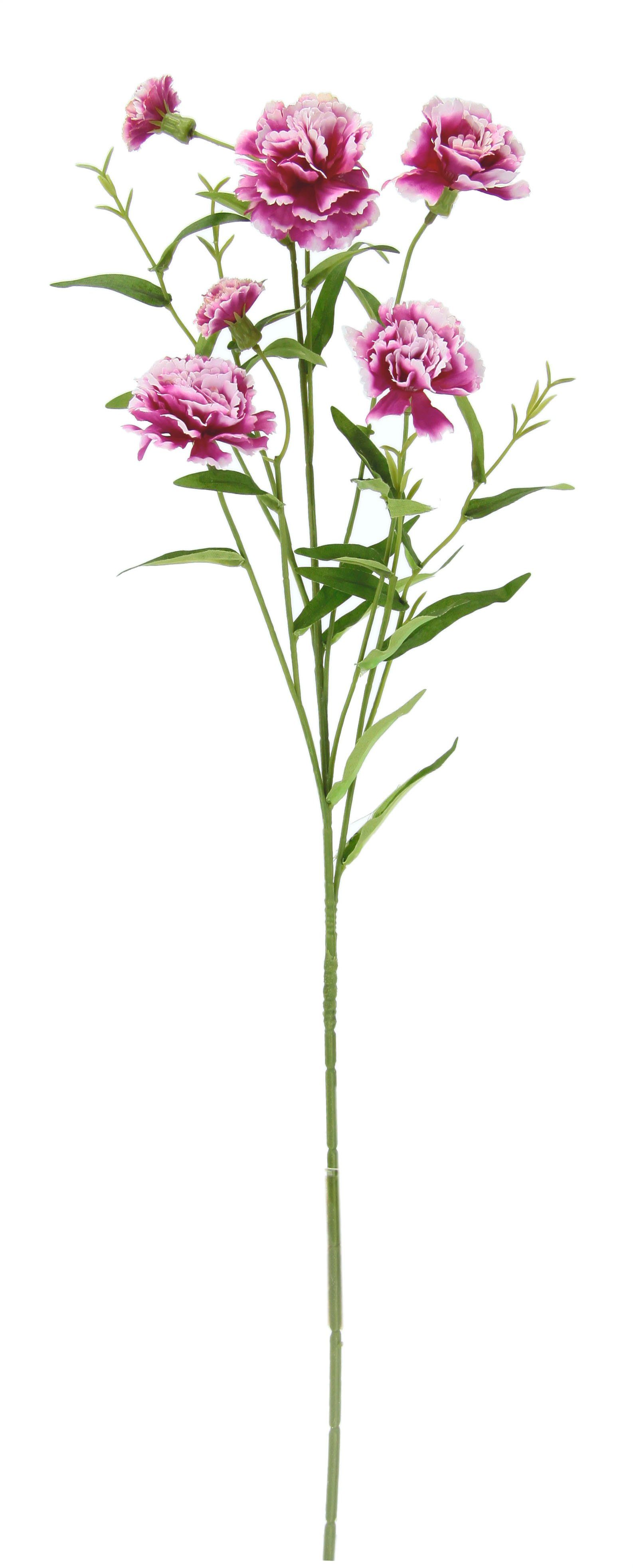 I.GE.A. Kunstbloem Anjer set van 4 kunstbloemen, snijbloemen (4 stuks)