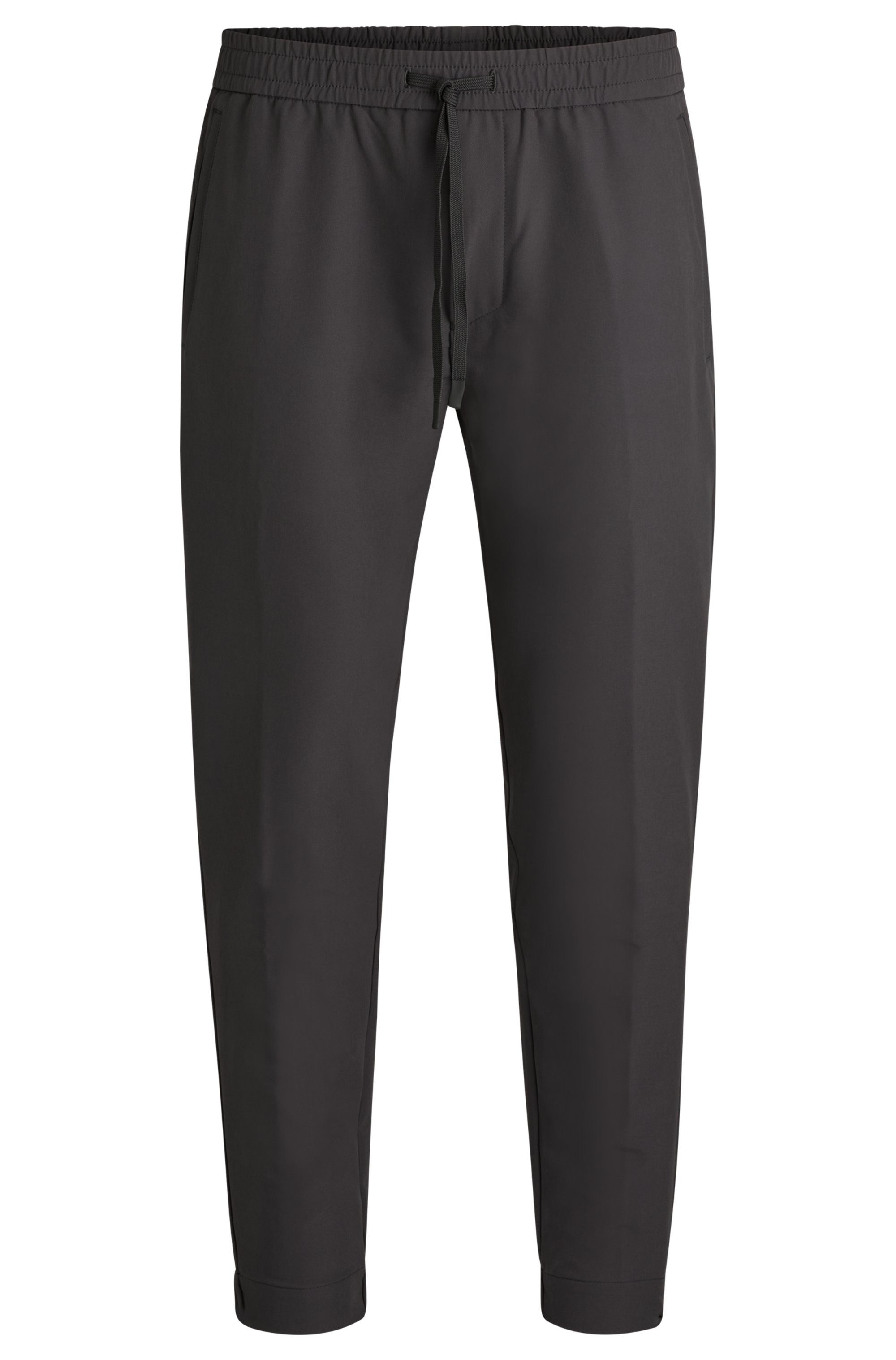 BOSS GREEN Stretchbroek T Flex met elastische band en rijgkoord