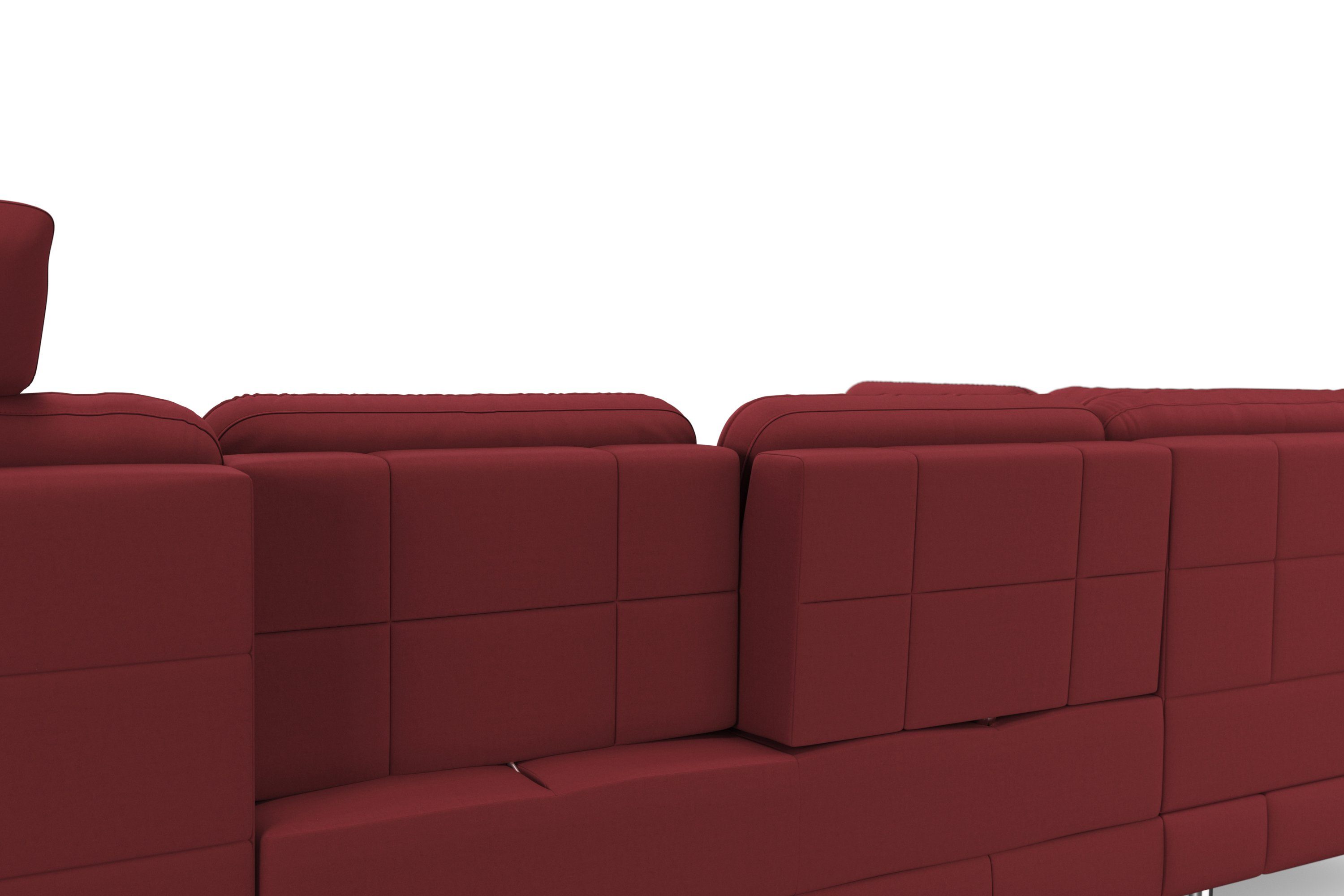 sit&more Zithoek Bendigo U-vorm inclusief zitdiepteverstelling, bodemvrijheid 12 cm, in 2 pootkleuren