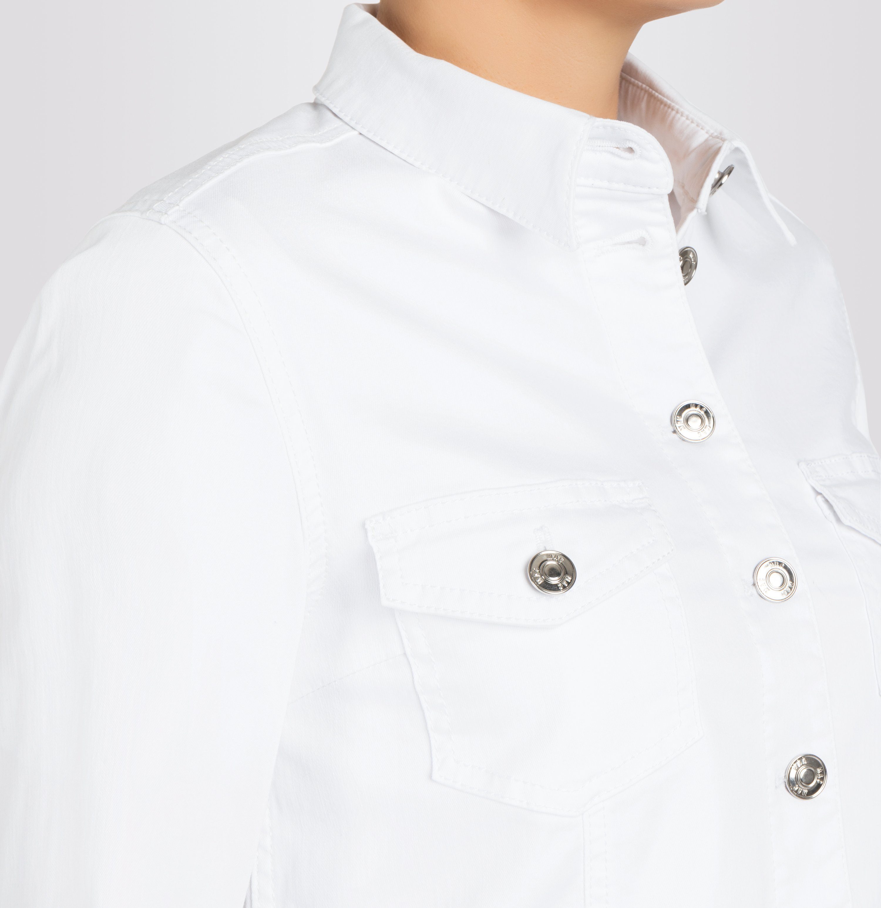 MAC Jeansjack RICH JACKET van lichte zomerse denimkwaliteit met hoog katoenpercentage