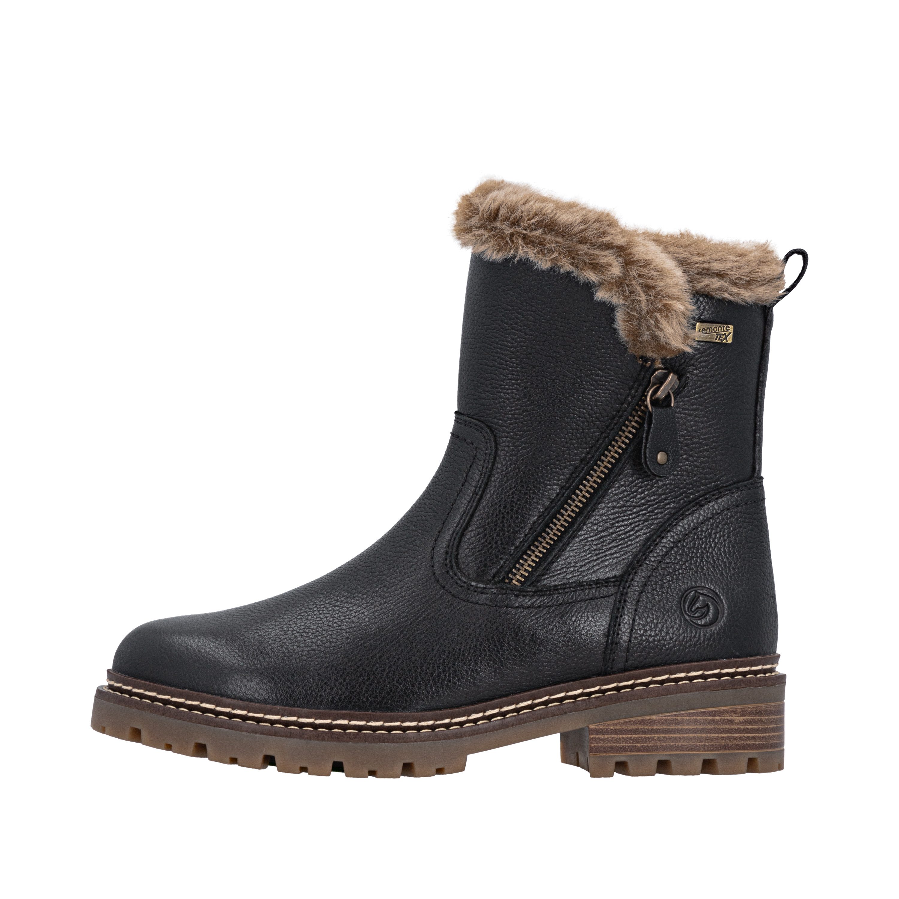 Remonte Winterlaarsjes FIBER-GRIP Winterlaarzen, outdoorboots met scheerwollen voering en TEX-uitvoering