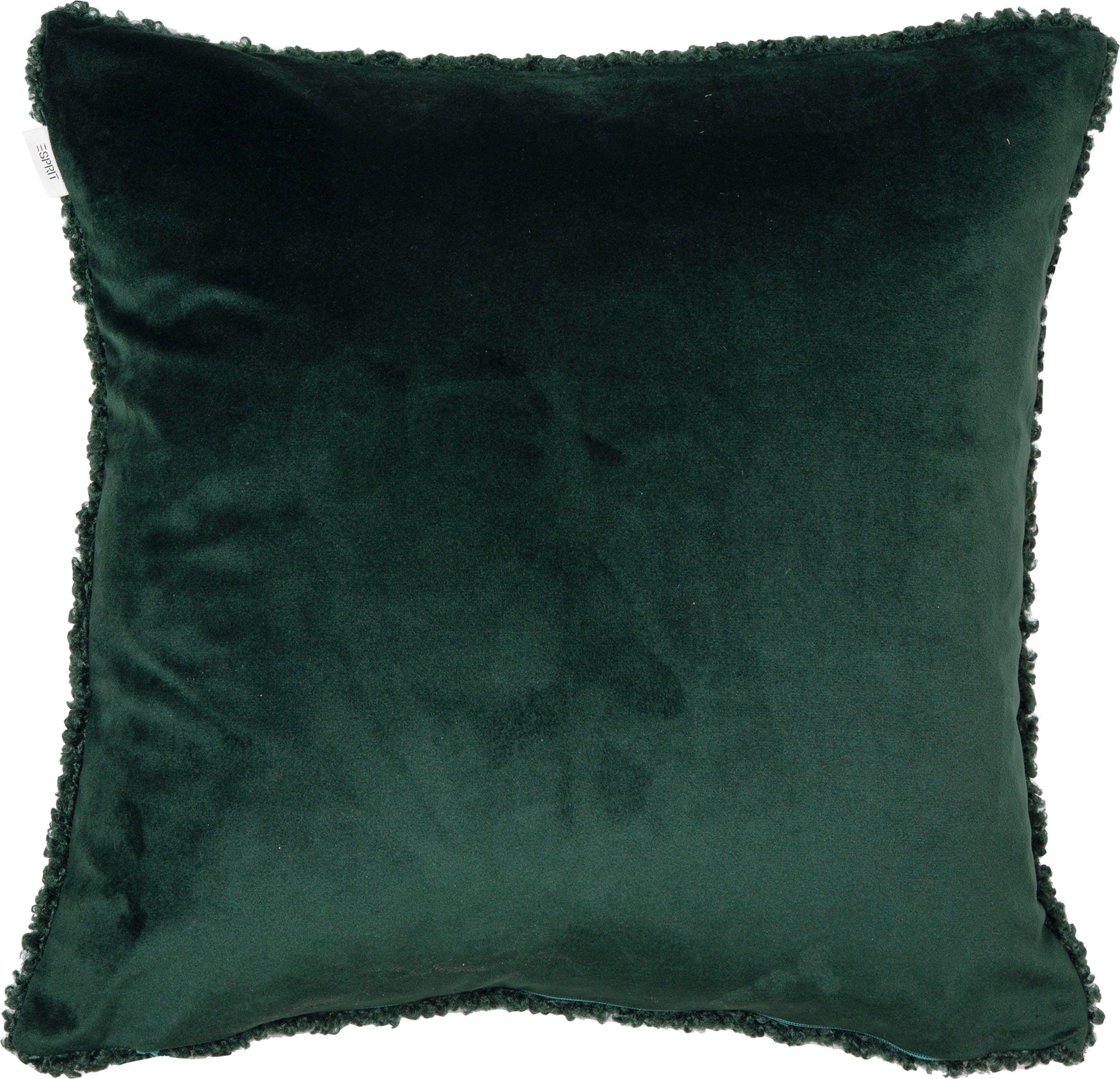 Esprit Sierkussen Teddy in fluffy teddy-look, omkeerbare kussenhoes zonder vulling(1 stuk)