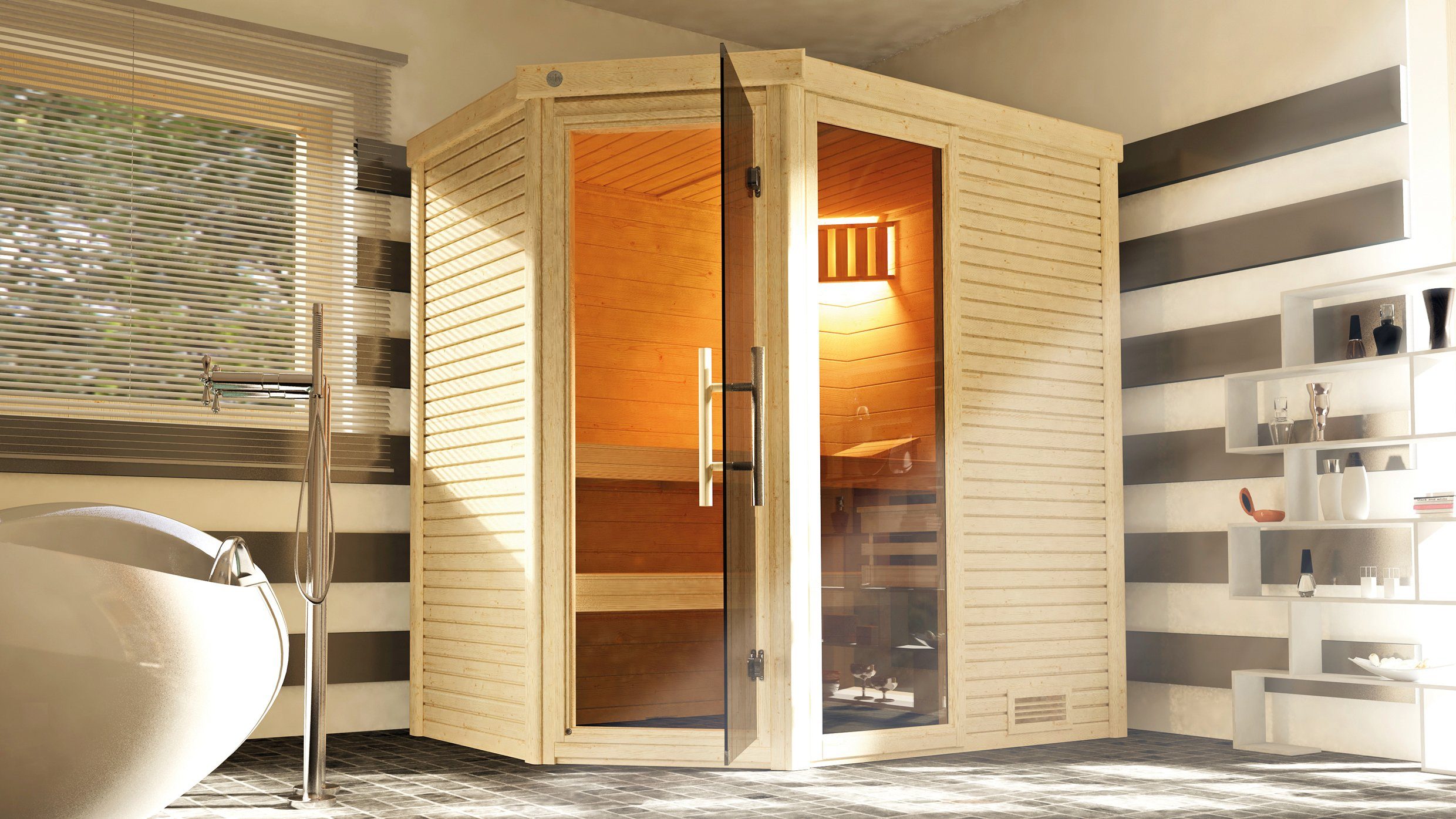 weka Sauna Cubilis zonder kachel