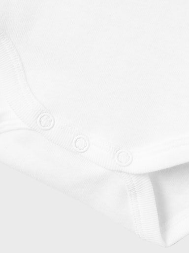 Name It Pyjama NBNBODY 2P LS SOLID WHITE NOOS (set, 2-delig)